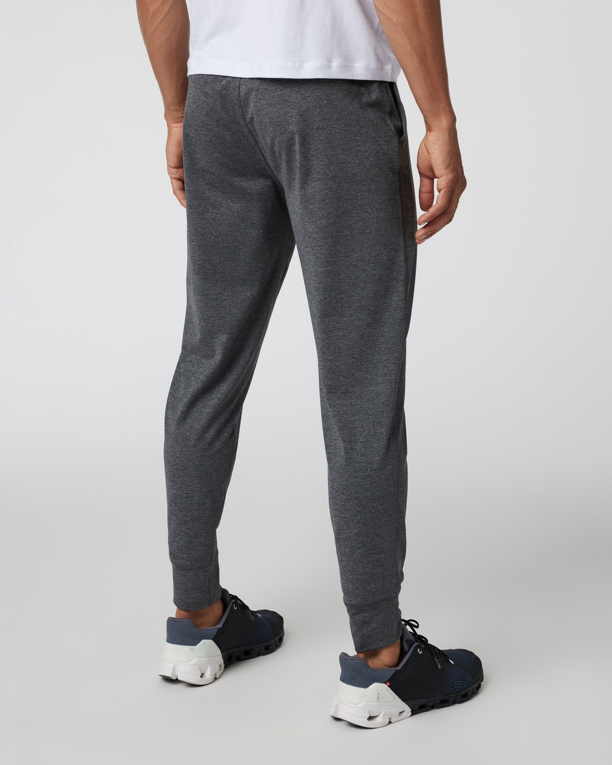 Sunday Performance Jogger - Long | Charcoal Heather - Image 2