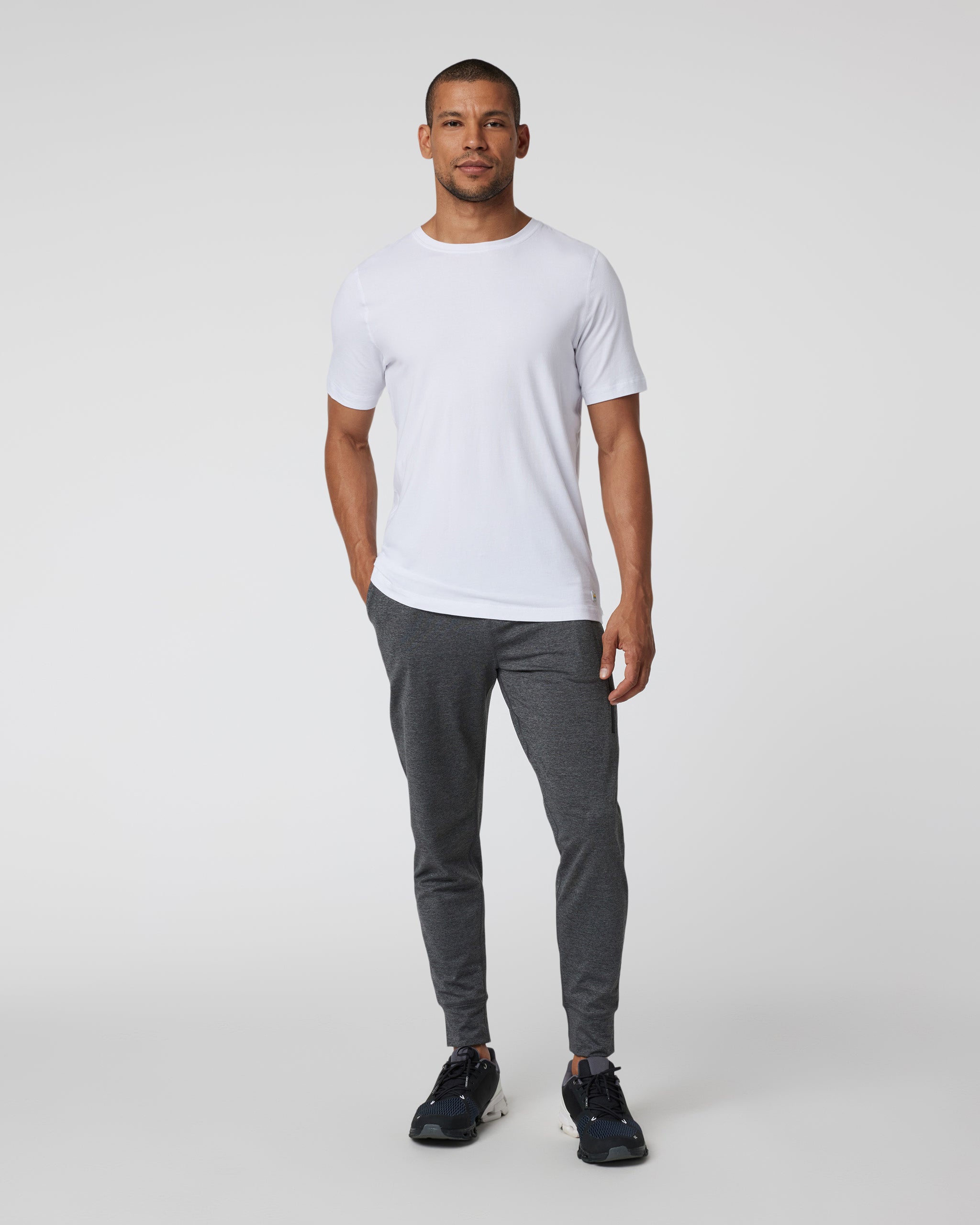 Sunday Performance Jogger - Long | Charcoal Heather - Image 3