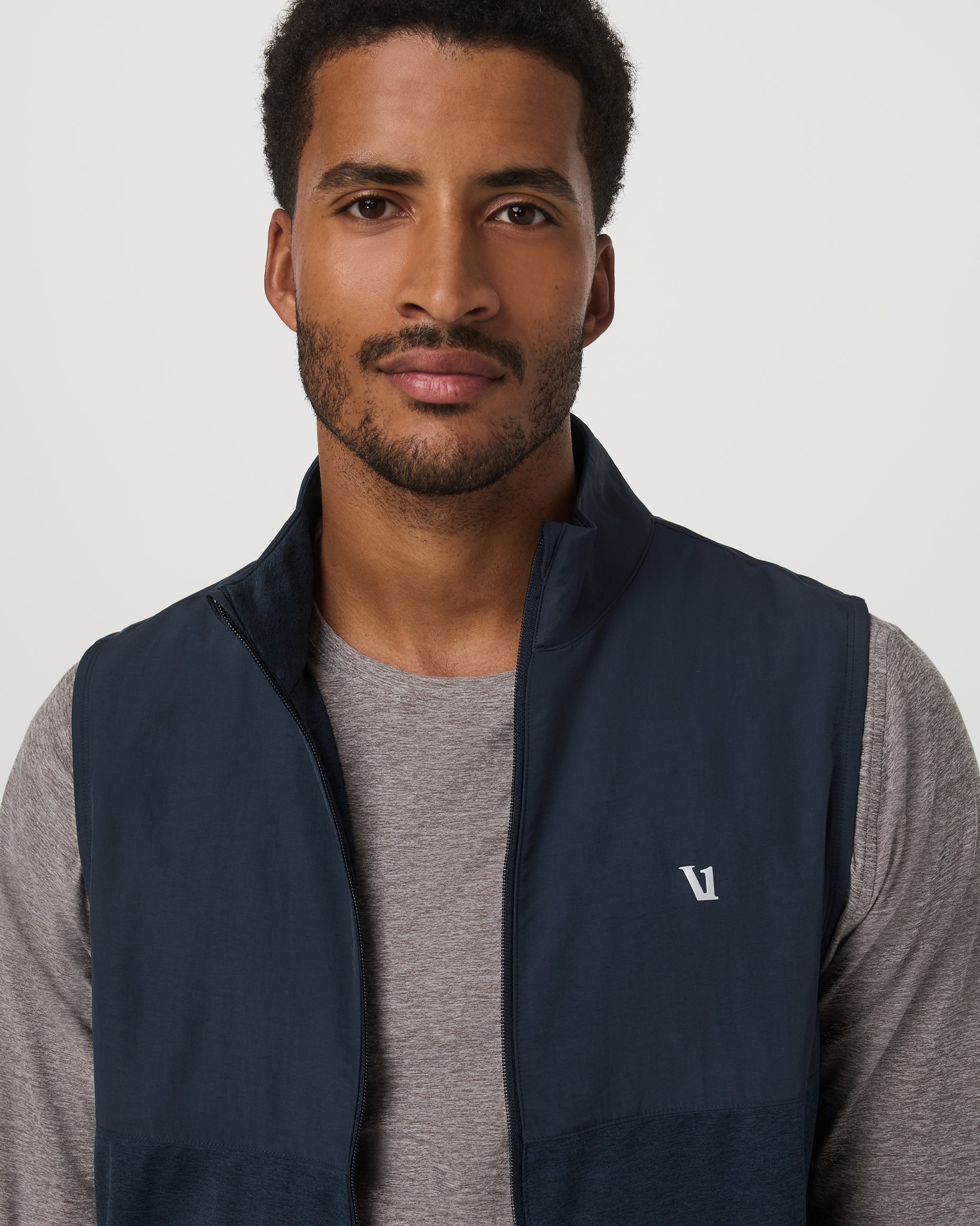 Sunday Element Vest | Ink Heather - Image 2