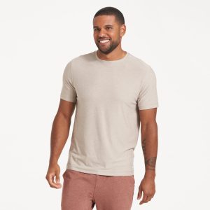 Strato Tech Tee | Oyster Heather