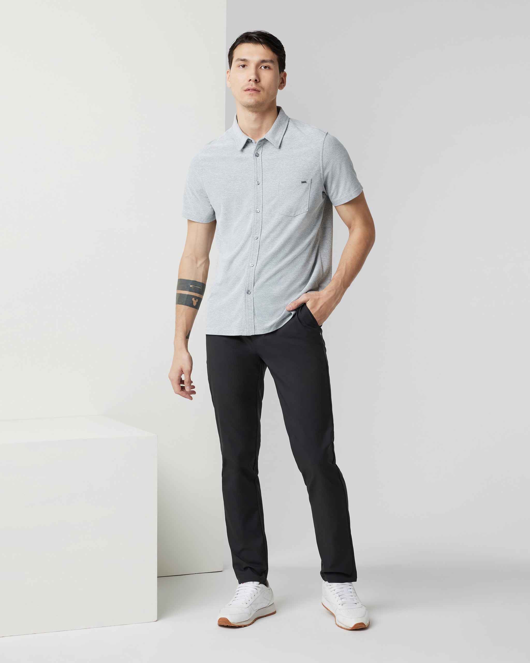 Cascade Tech Chino Pant Athletic Slim Fit 32 | Black - Image 3