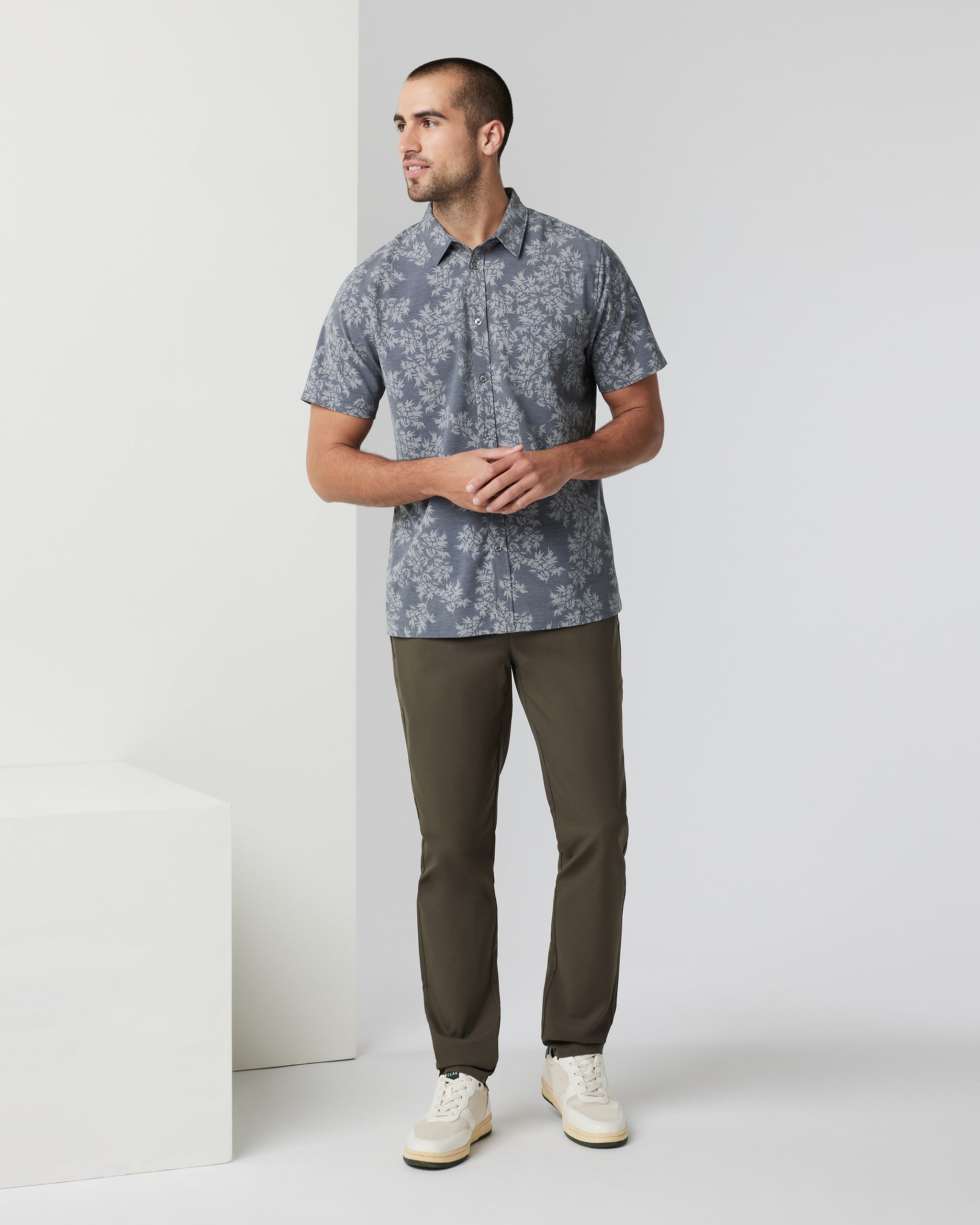 Cascade Tech Chino Pant Athletic Slim Fit 32 | Dark Oregano - Image 3