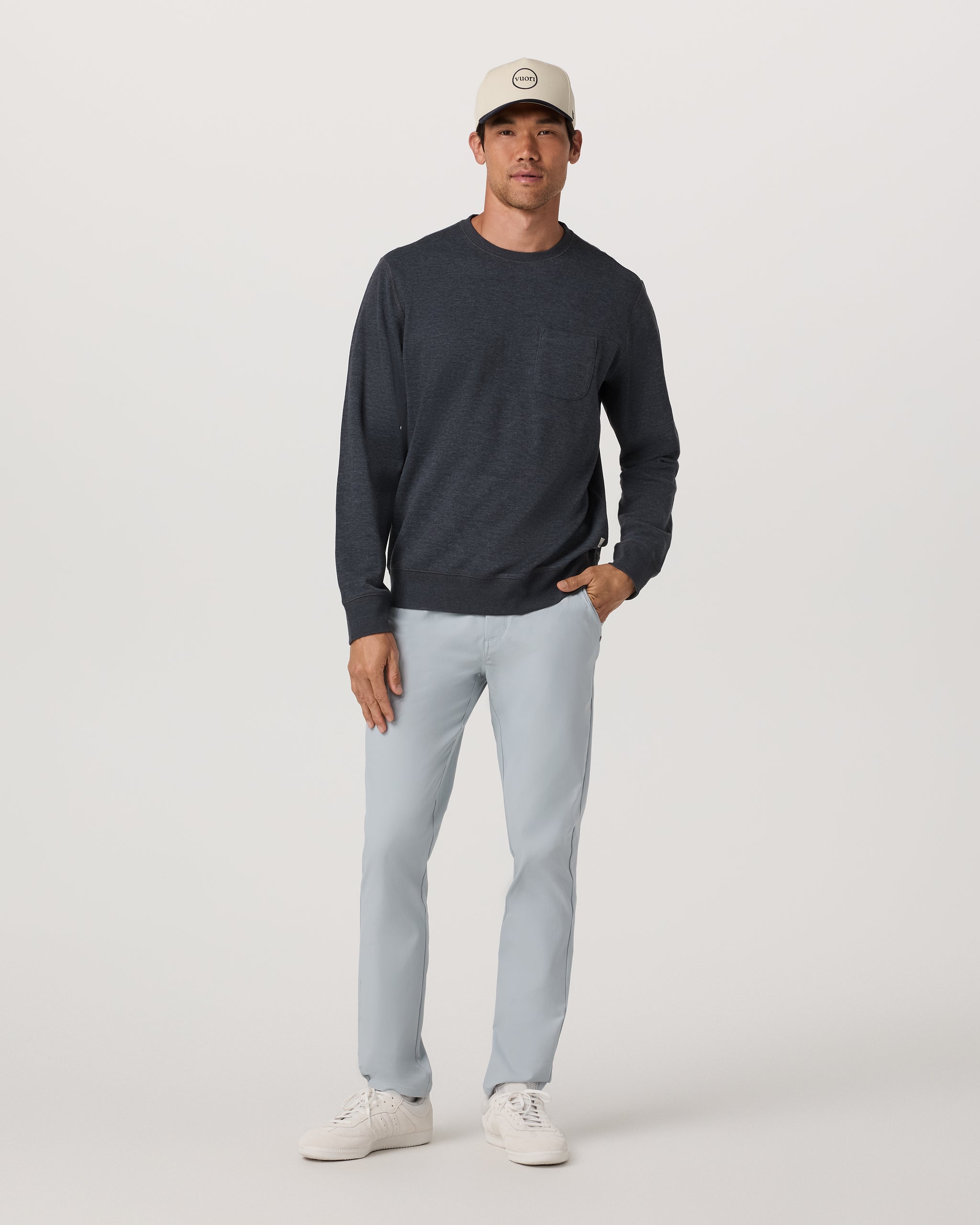 Cascade Tech Chino Pant Athletic Slim Fit 32 | Blue Haze - Image 4