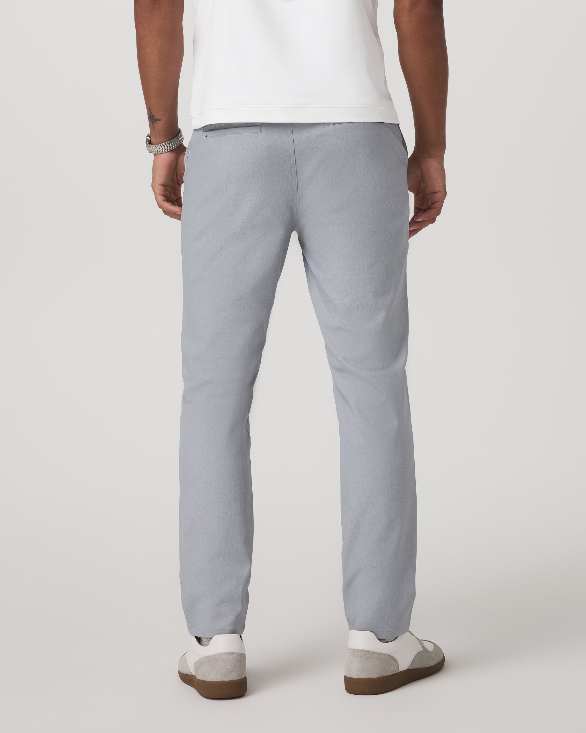Cascade Tech Chino Pant Athletic Slim Fit 30 | Heather Grey - Image 3