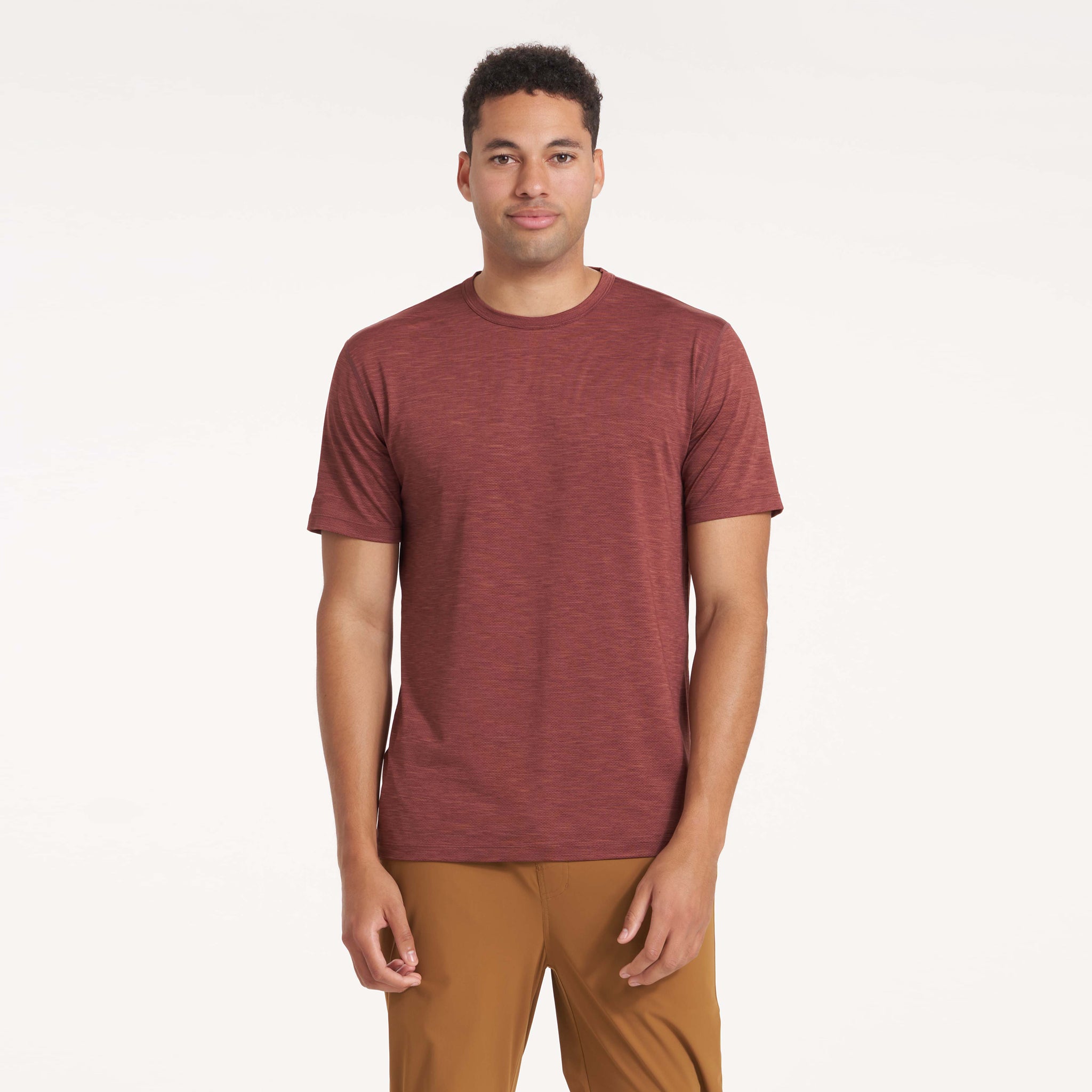 Zephyr Tee | Cedar Heather
