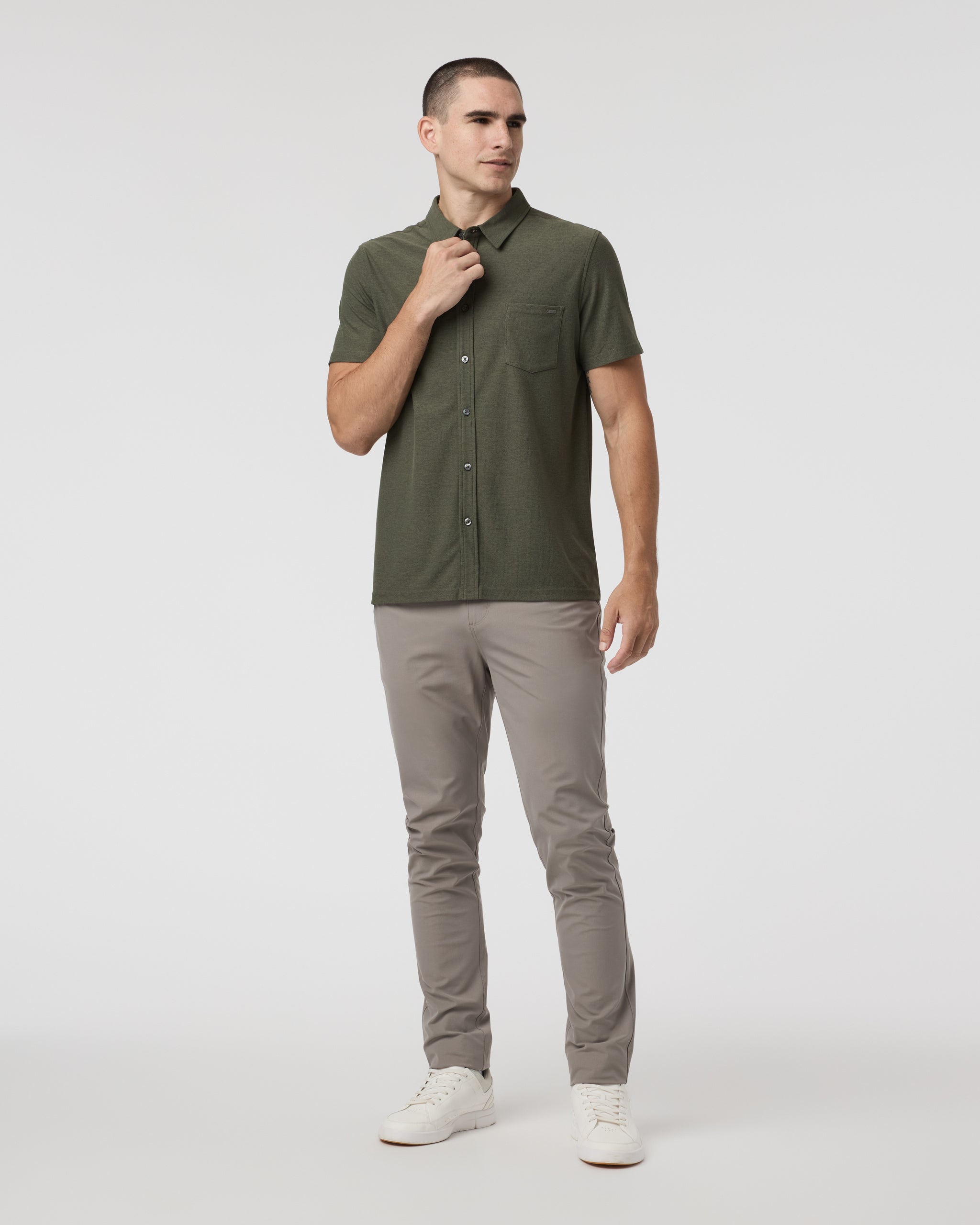 Vuori Meta™ Pant Athletic Slim Fit 34 | Mocha - Image 3