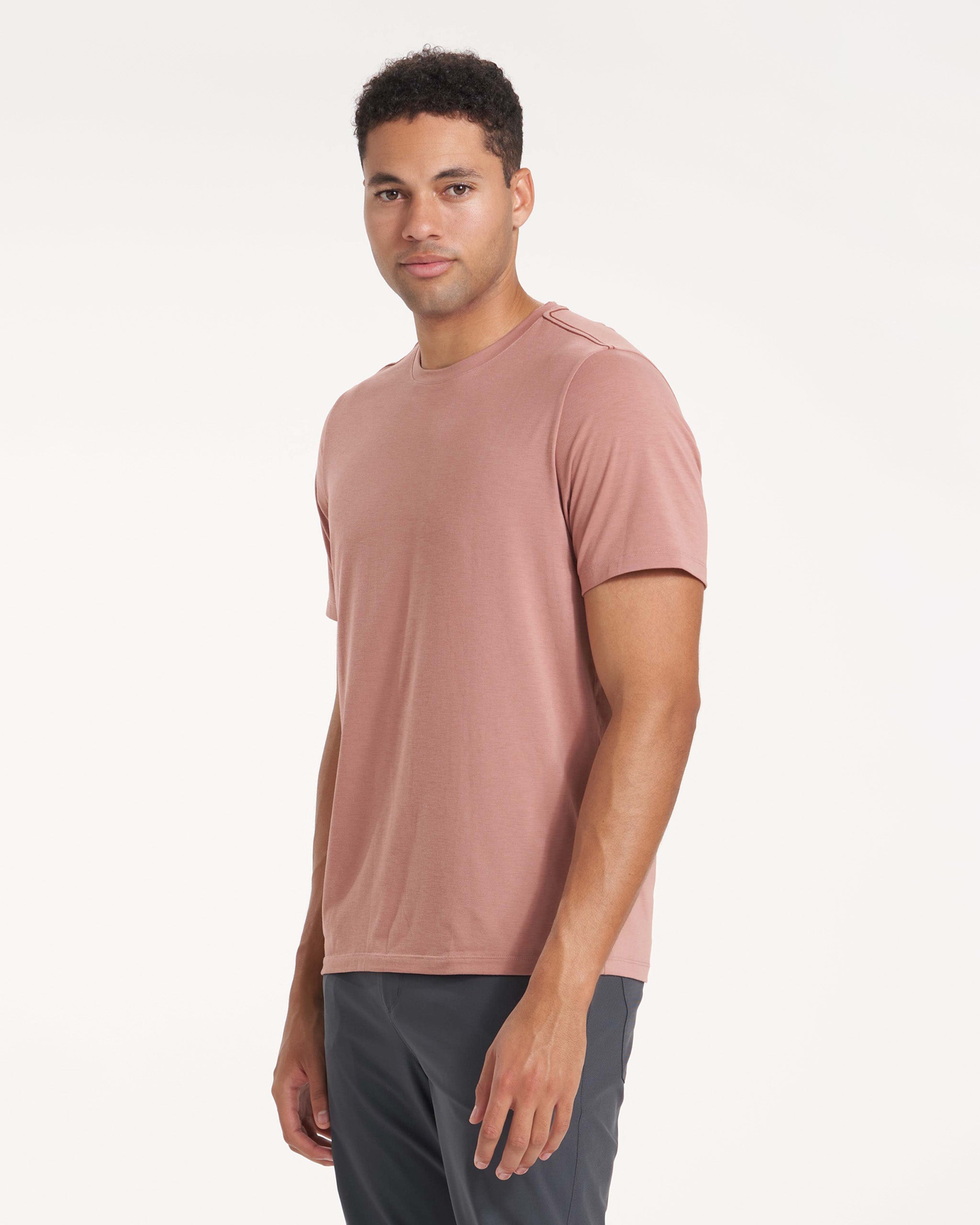 Current Tech Tee | Light Terracotta - Image 2