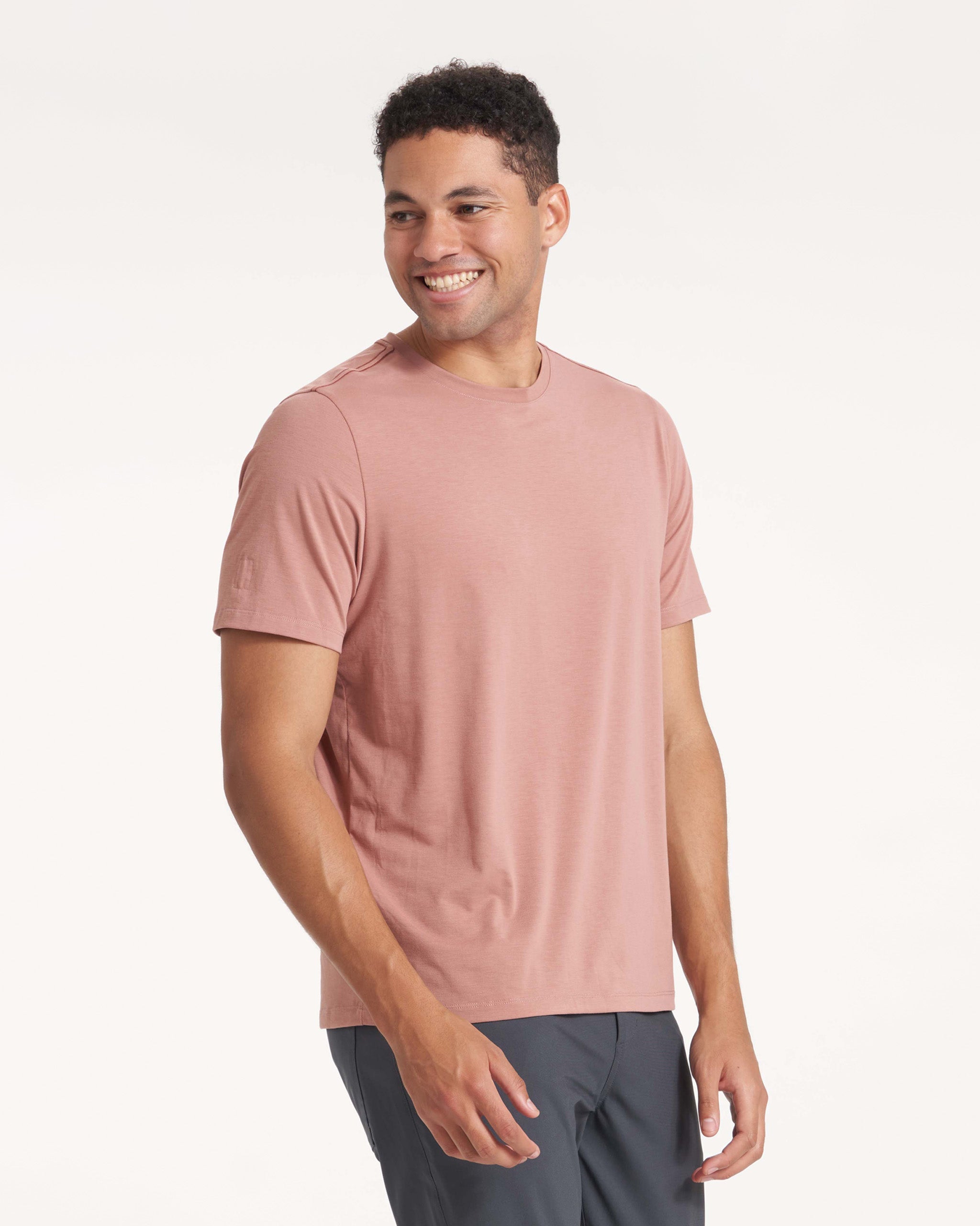 Current Tech Tee | Light Terracotta - Image 3
