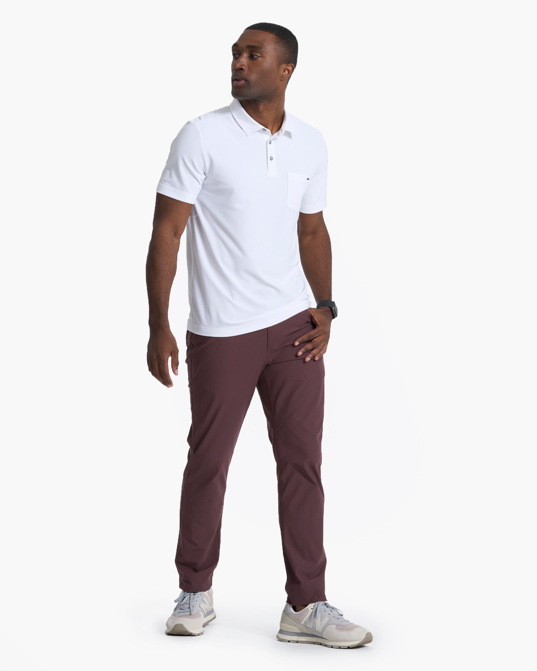 Vuori Meta™ Pant Athletic Slim Fit 32 | Chestnut - Image 4