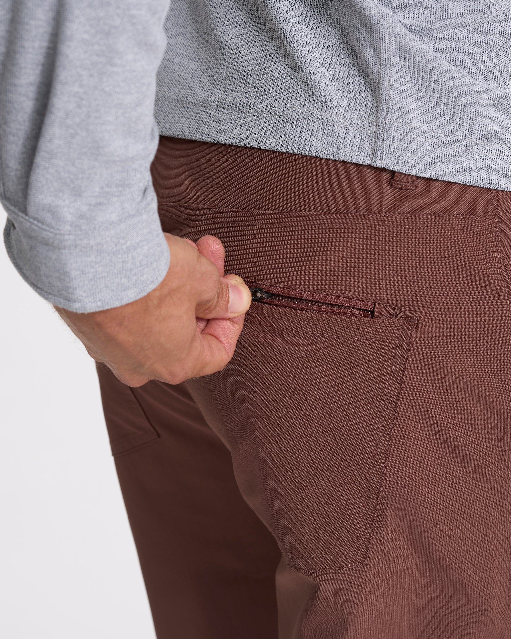 Vuori Meta™ Pant Athletic Slim Fit 30 | Hazelnut - Image 5