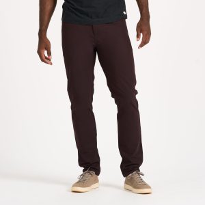 Vuori Meta™ Pant Athletic Slim Fit 32 | Oxblood