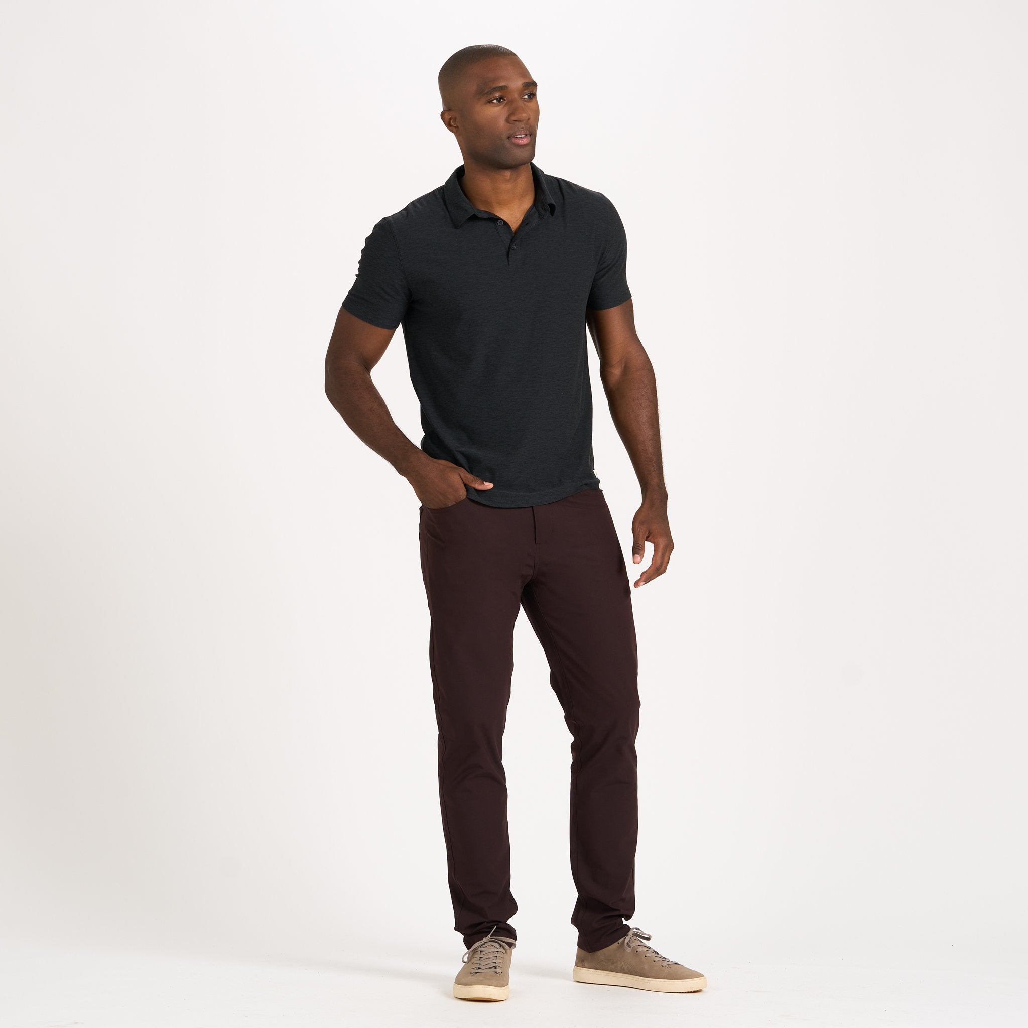 Vuori Meta™ Pant Athletic Slim Fit 32 | Oxblood - Image 3