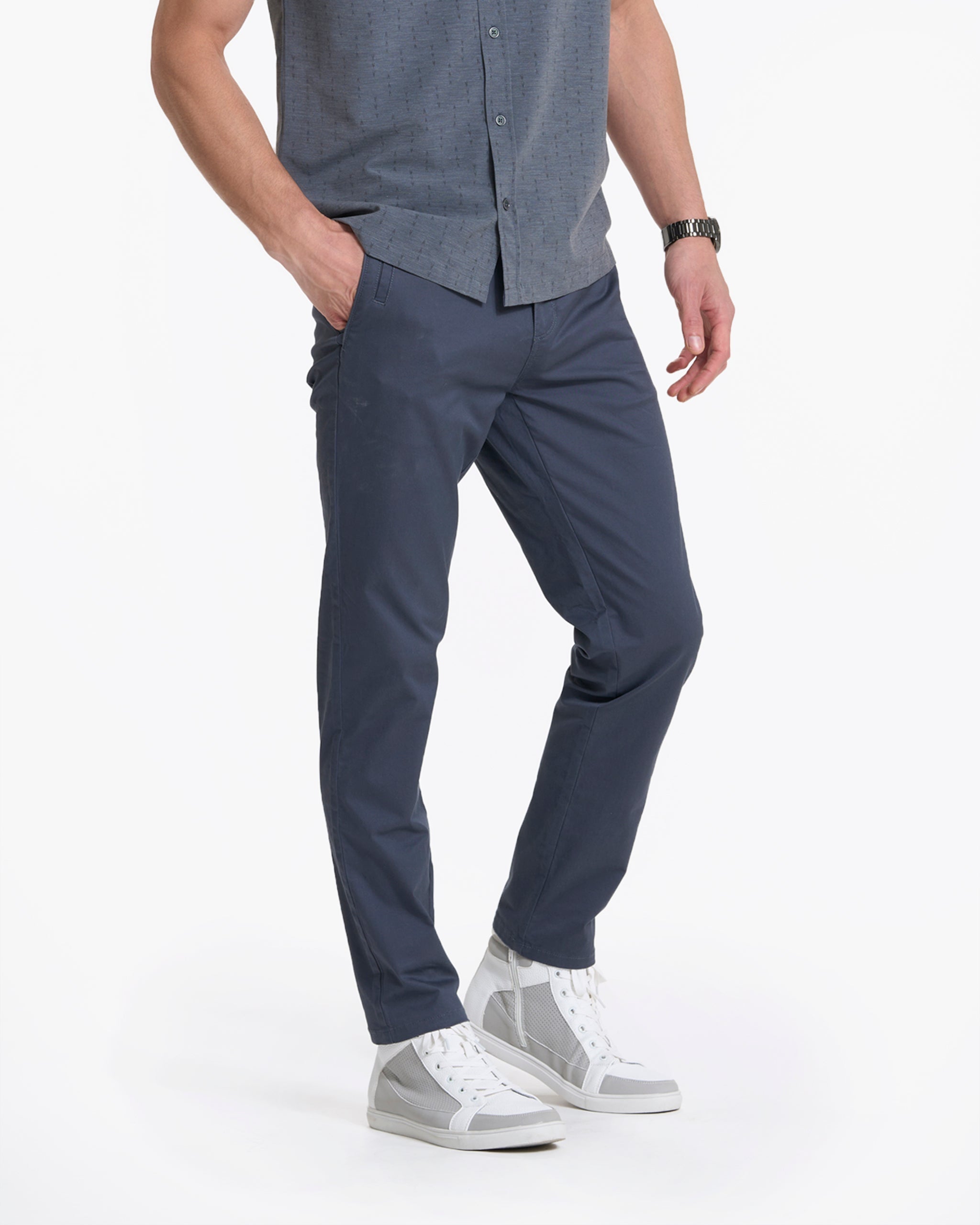 Collins Chino Pant | Azure - Image 2
