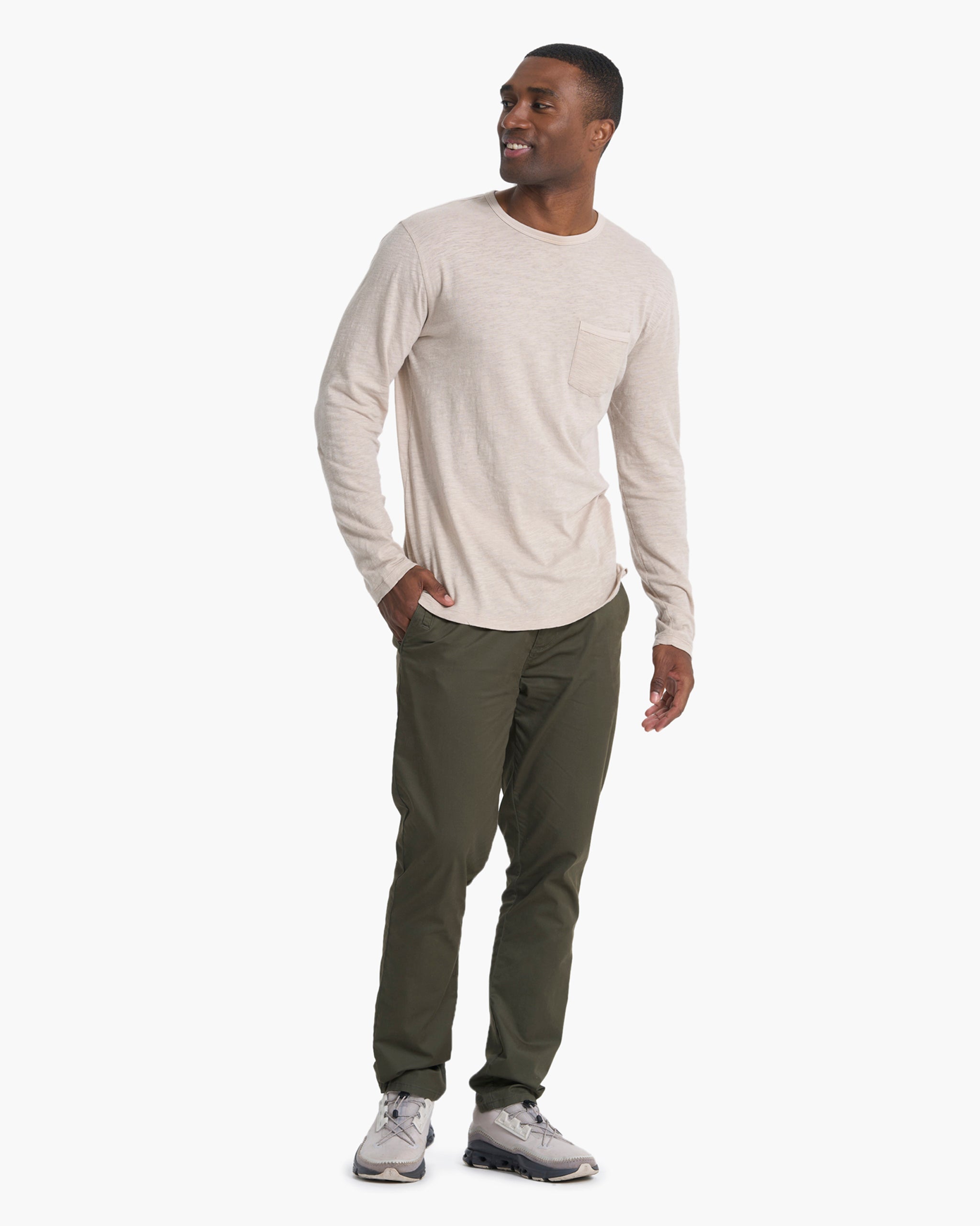 Collins Chino Pant | Dark Oregano - Image 3