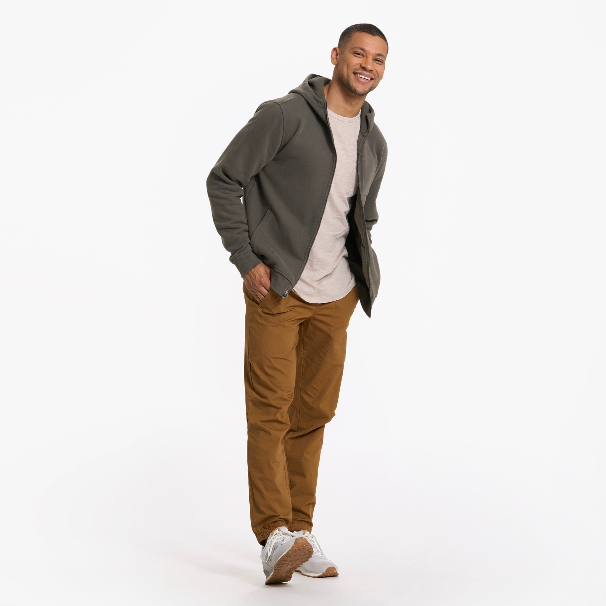 Ripstop Traveler Jogger | Caramel - Image 3