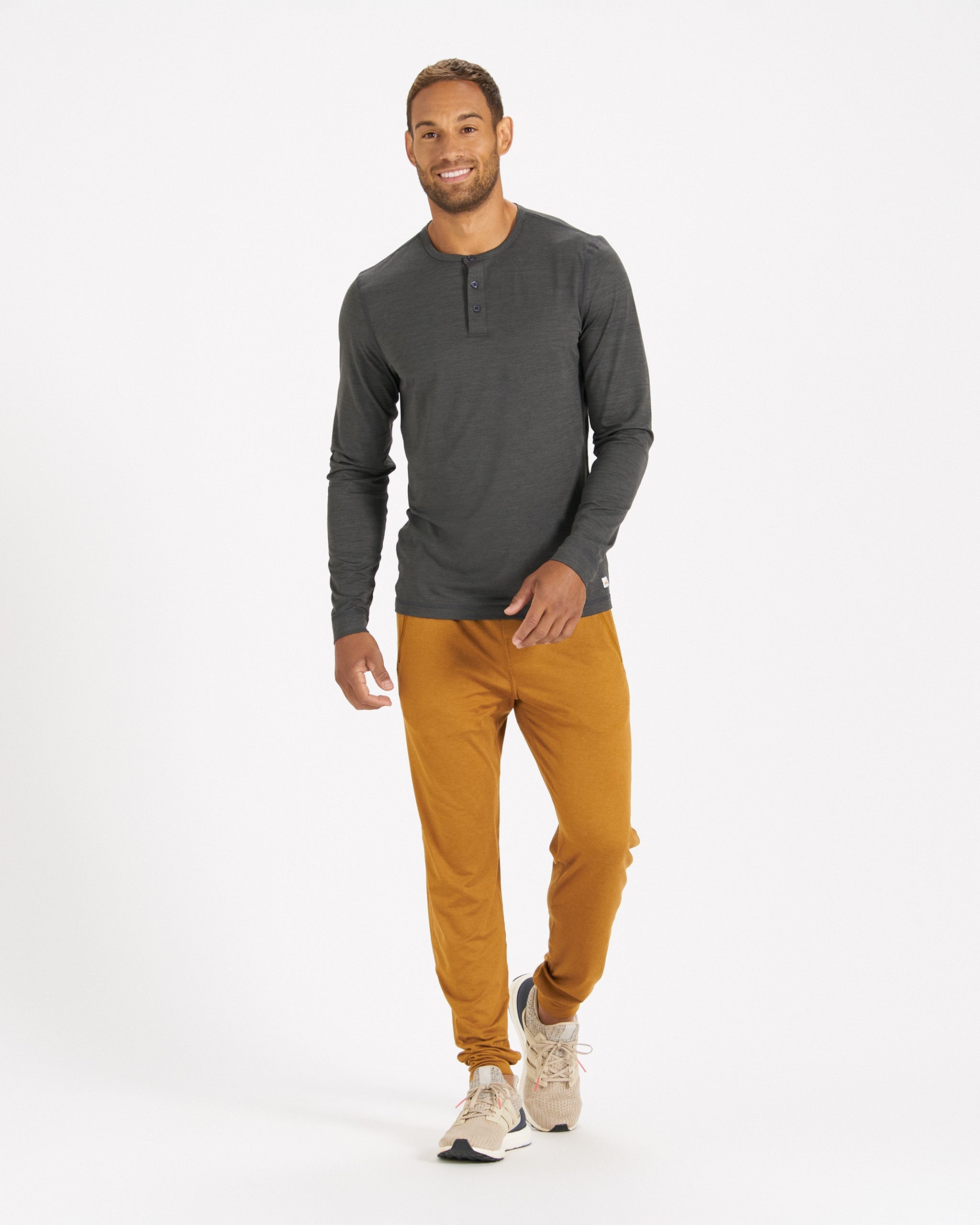 Ponto Performance Jogger | Dark Golden Heather - Image 3