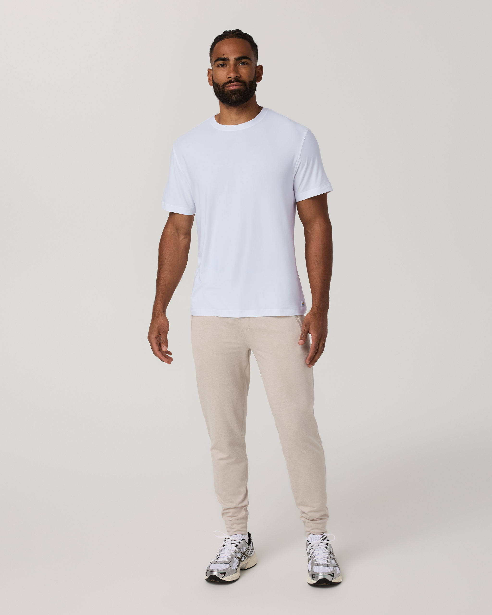 Ponto Performance Jogger | Ecru Heather - Image 3