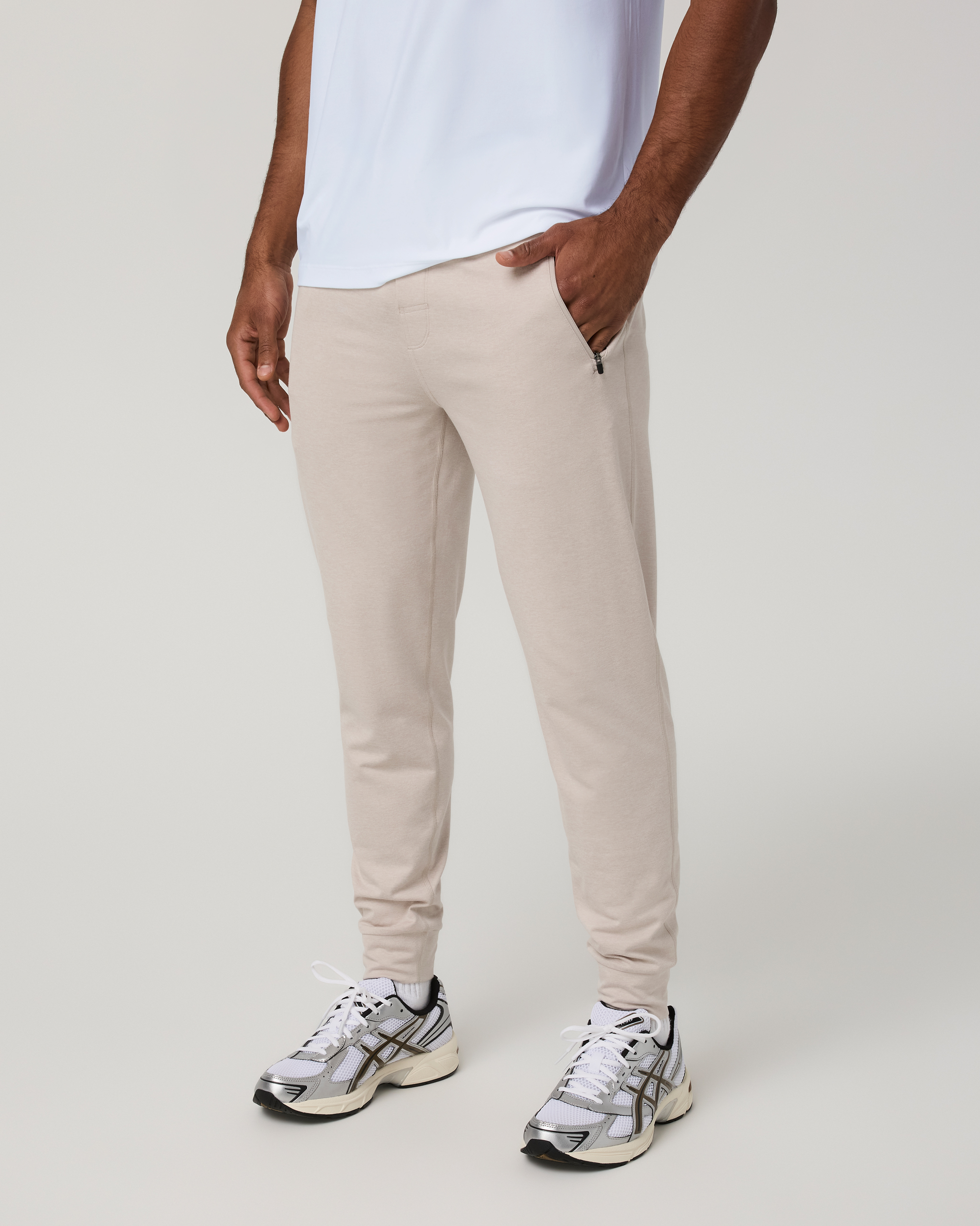 Ponto Performance Jogger | Ecru Heather