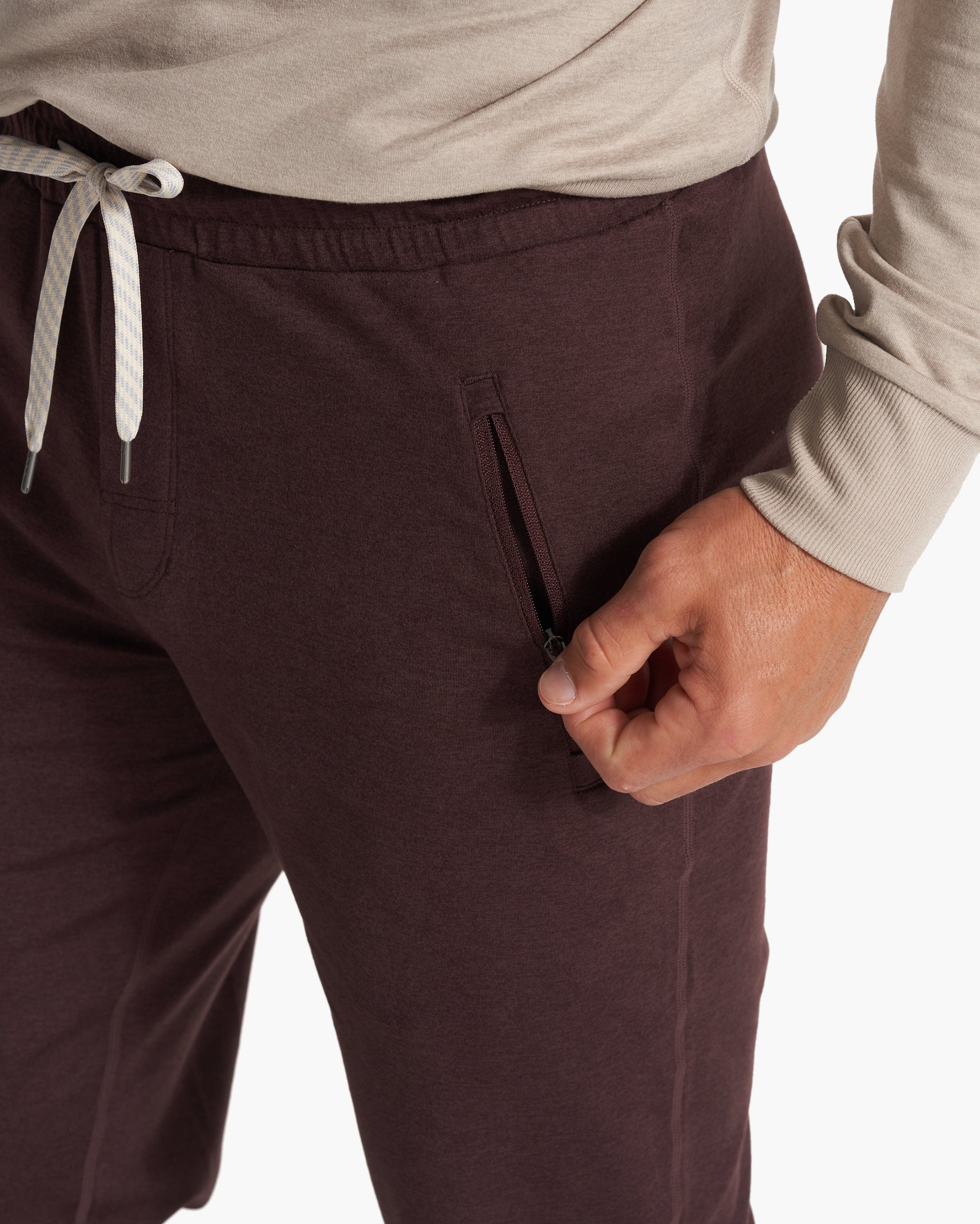 Ponto Performance Jogger | Mahogany Heather - Image 2