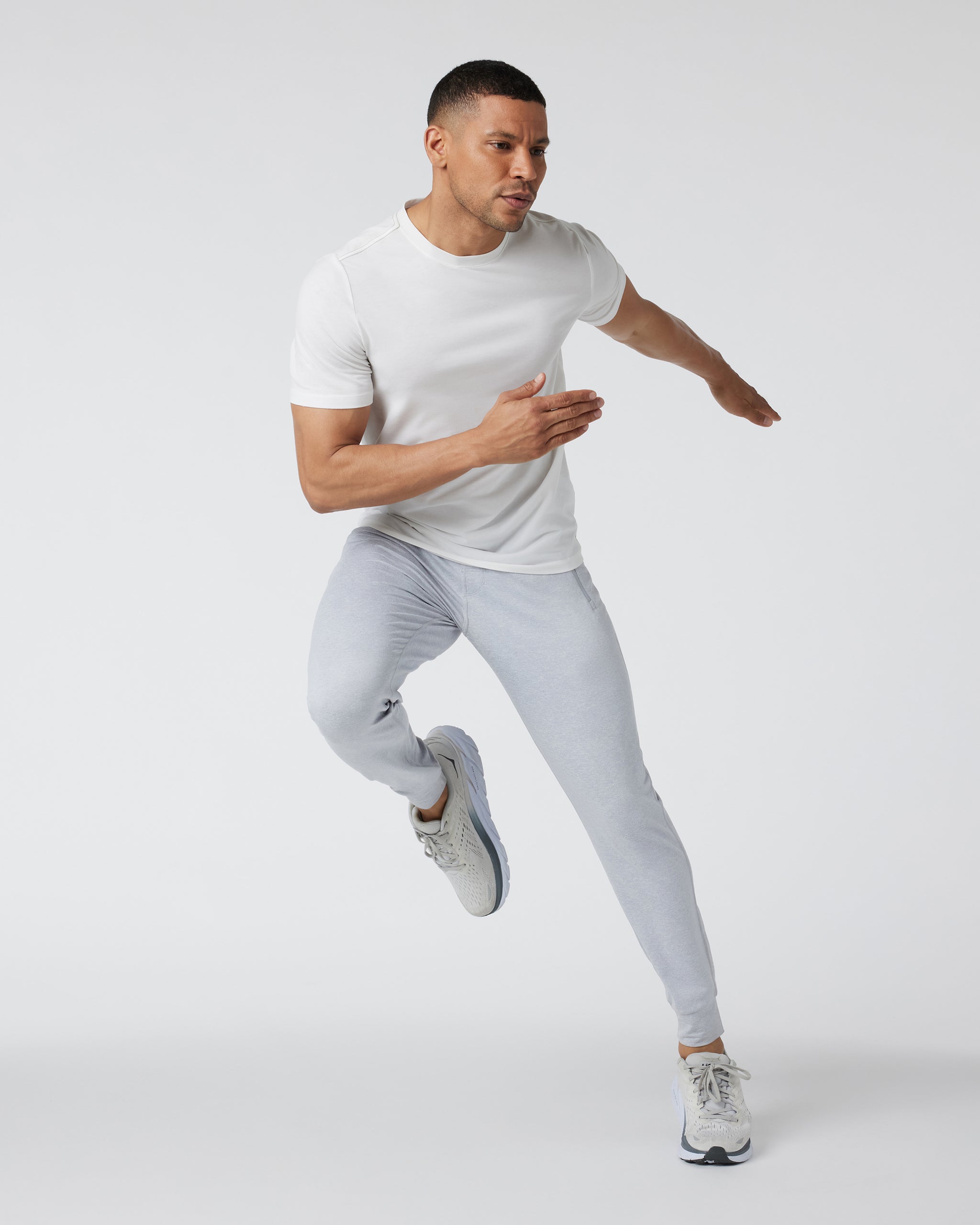 Ponto Performance Jogger | Platinum Heather - Image 4