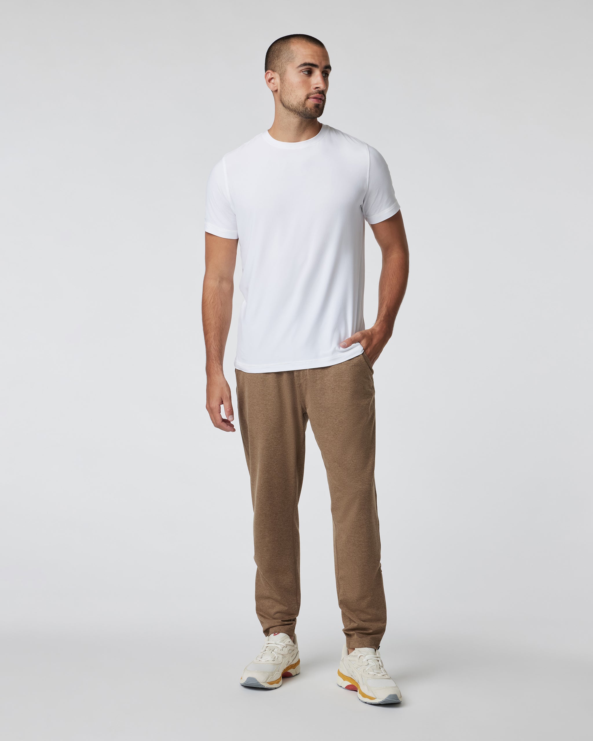 Sunday Performance Track Pant | Pecan Heather - Image 4