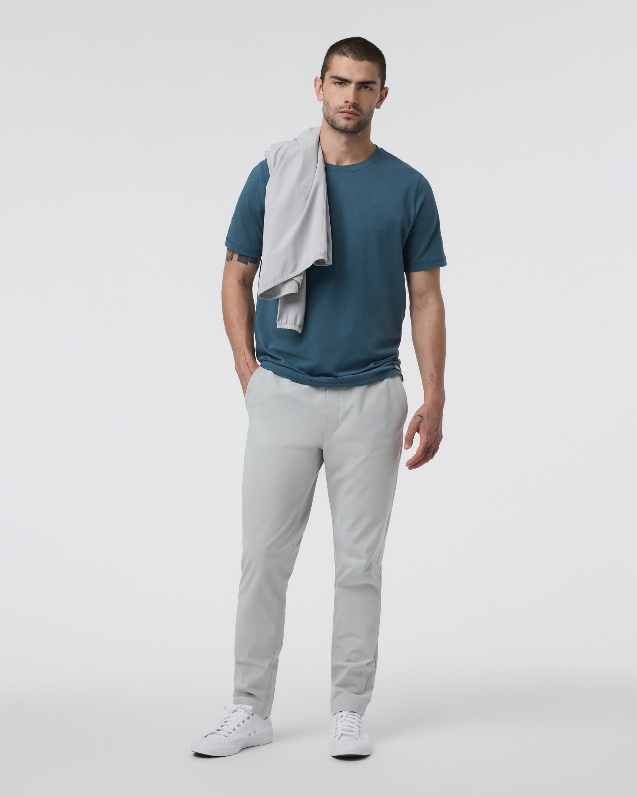 Vuori Meta™ Elastic Waist Pant | Sky Grey - Image 4