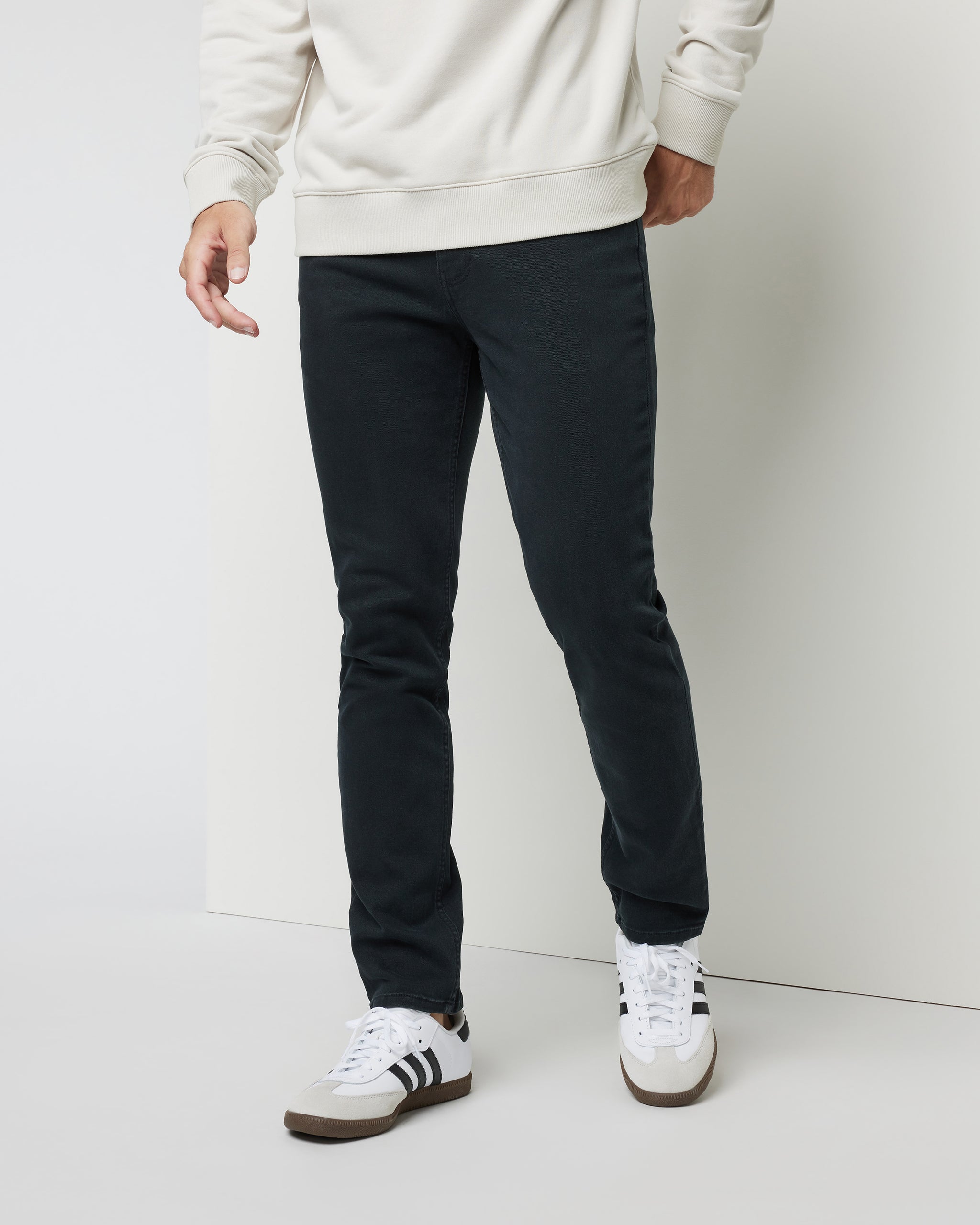 Benton Stretch Twill Pant | Black - Image 2