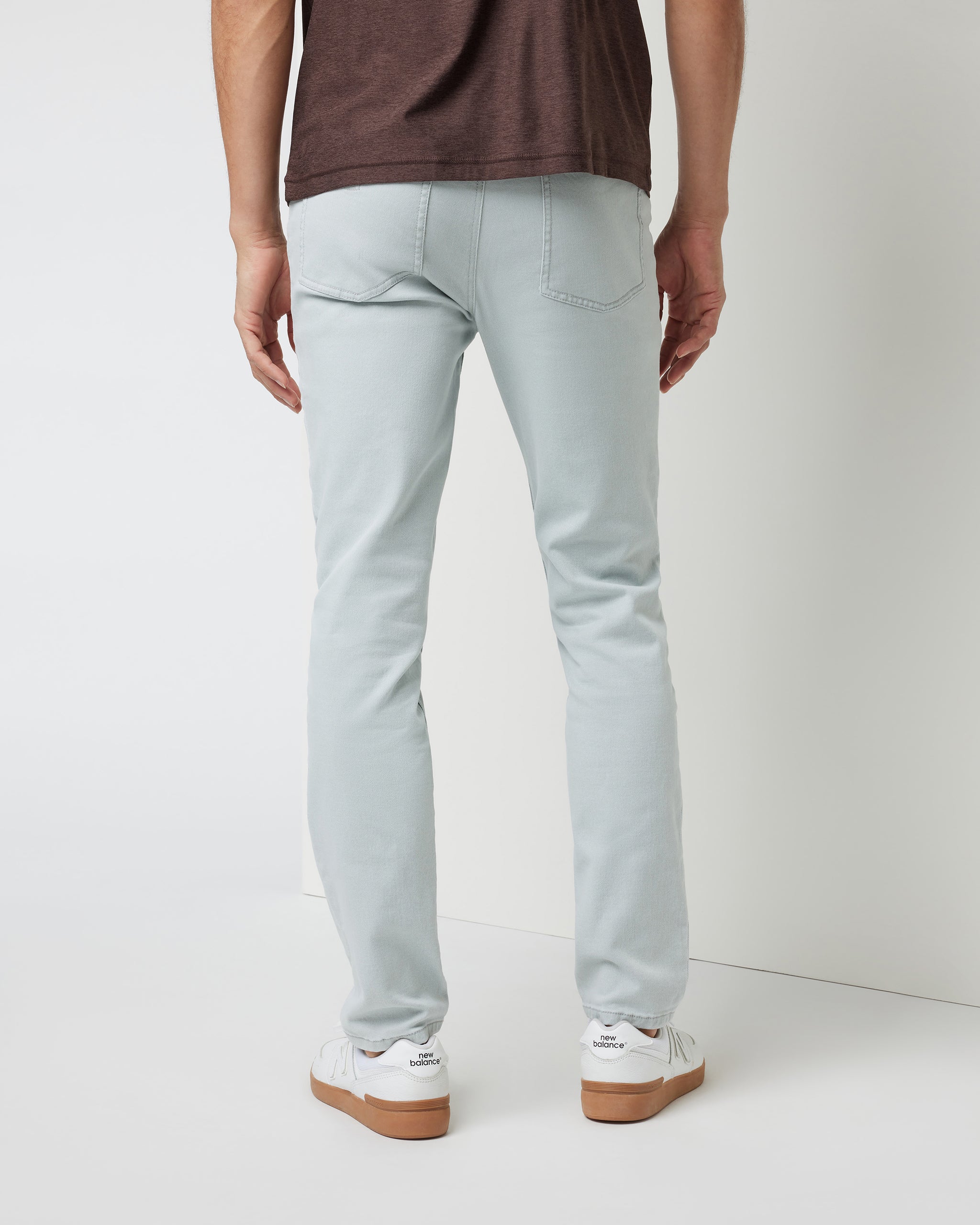 Benton Stretch Twill Pant | Sky Grey - Image 2