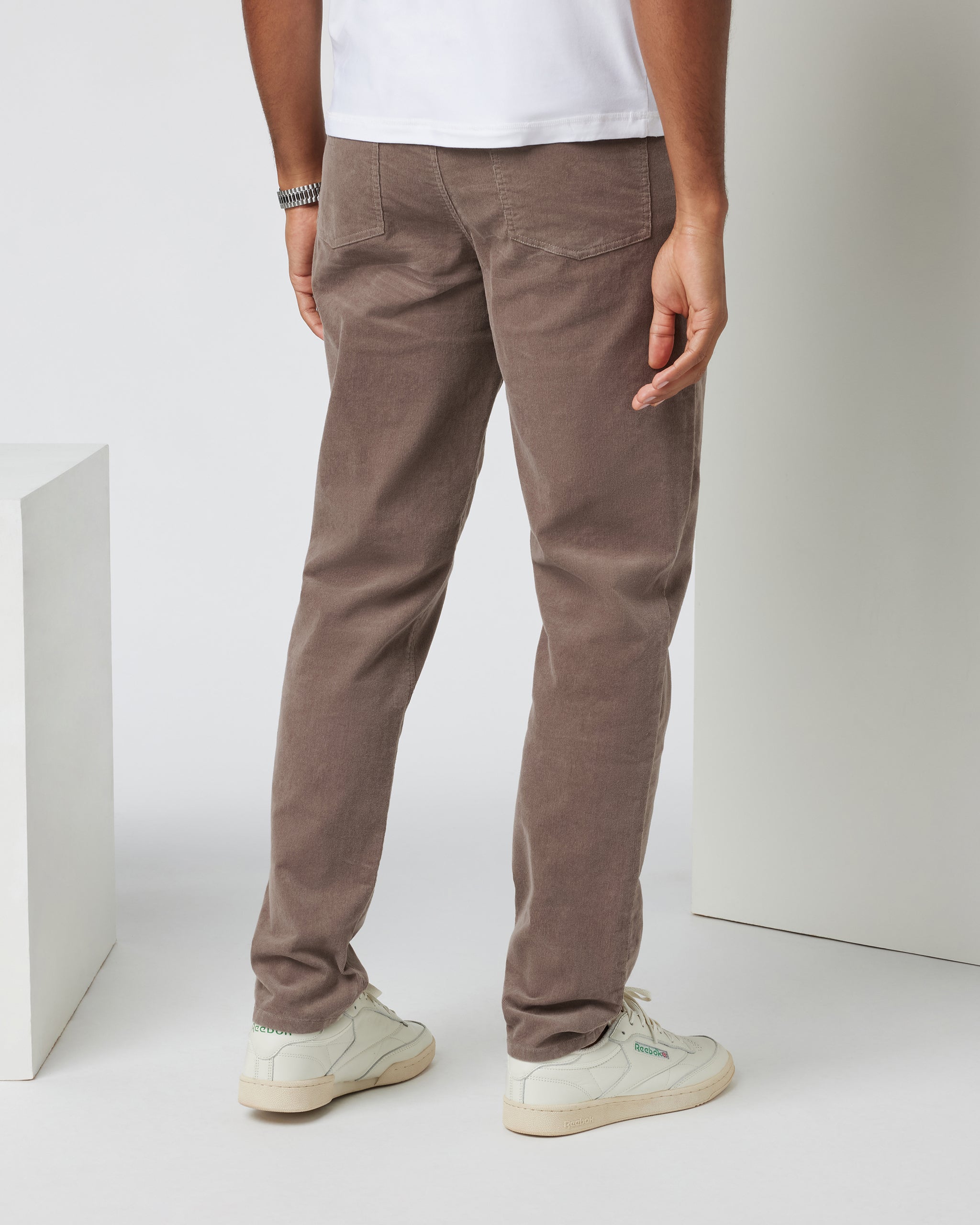 Optimist 5-Pocket Cord Pant Athletic Slim Fit | Chocolate Milk - Image 2