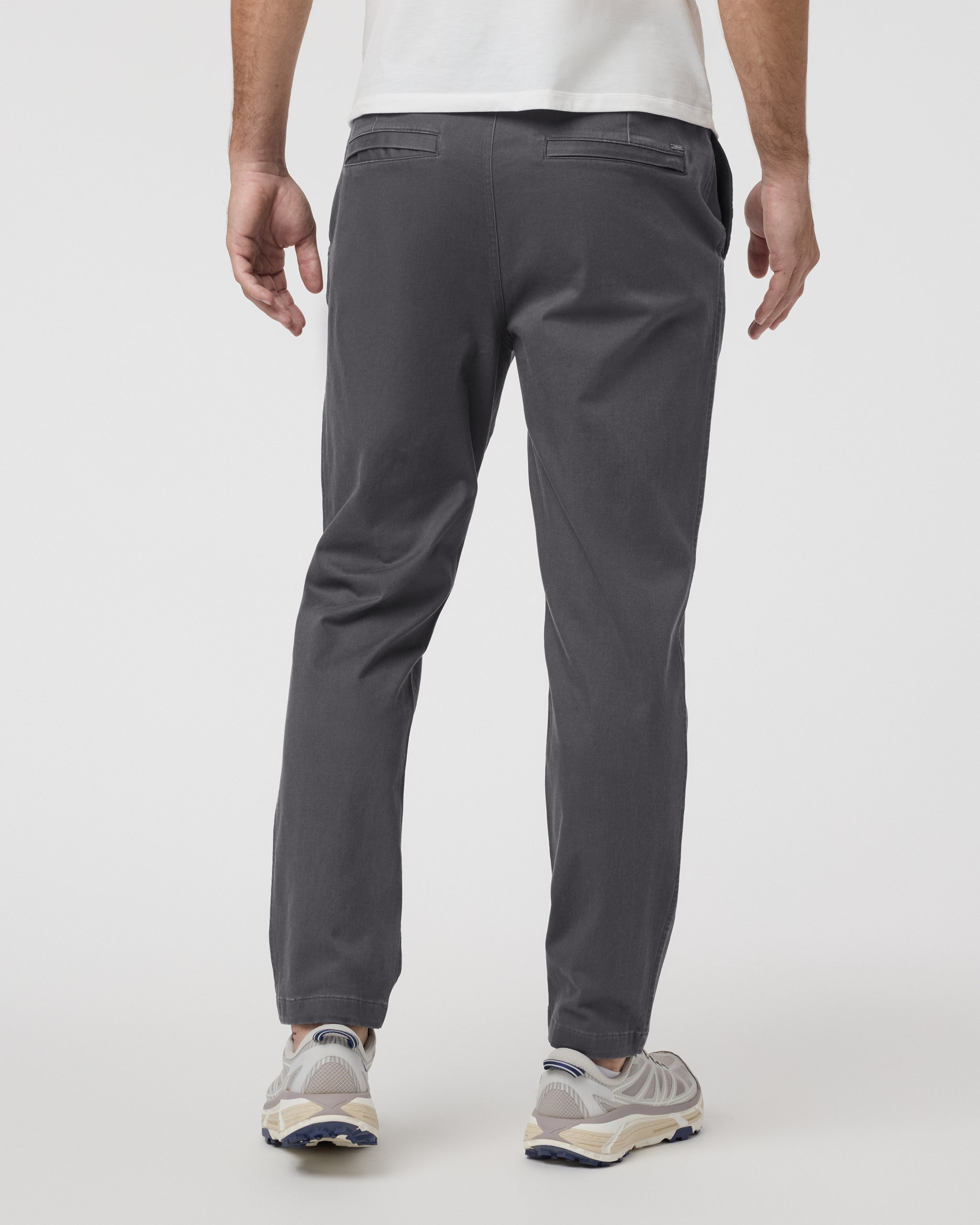 Fletcher Elastic Waist Pant Athletic Slim Fit 30 | Dark Pewter - Image 3