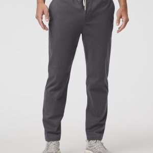 Fletcher Elastic Waist Pant Athletic Slim Fit 30 | Dark Pewter