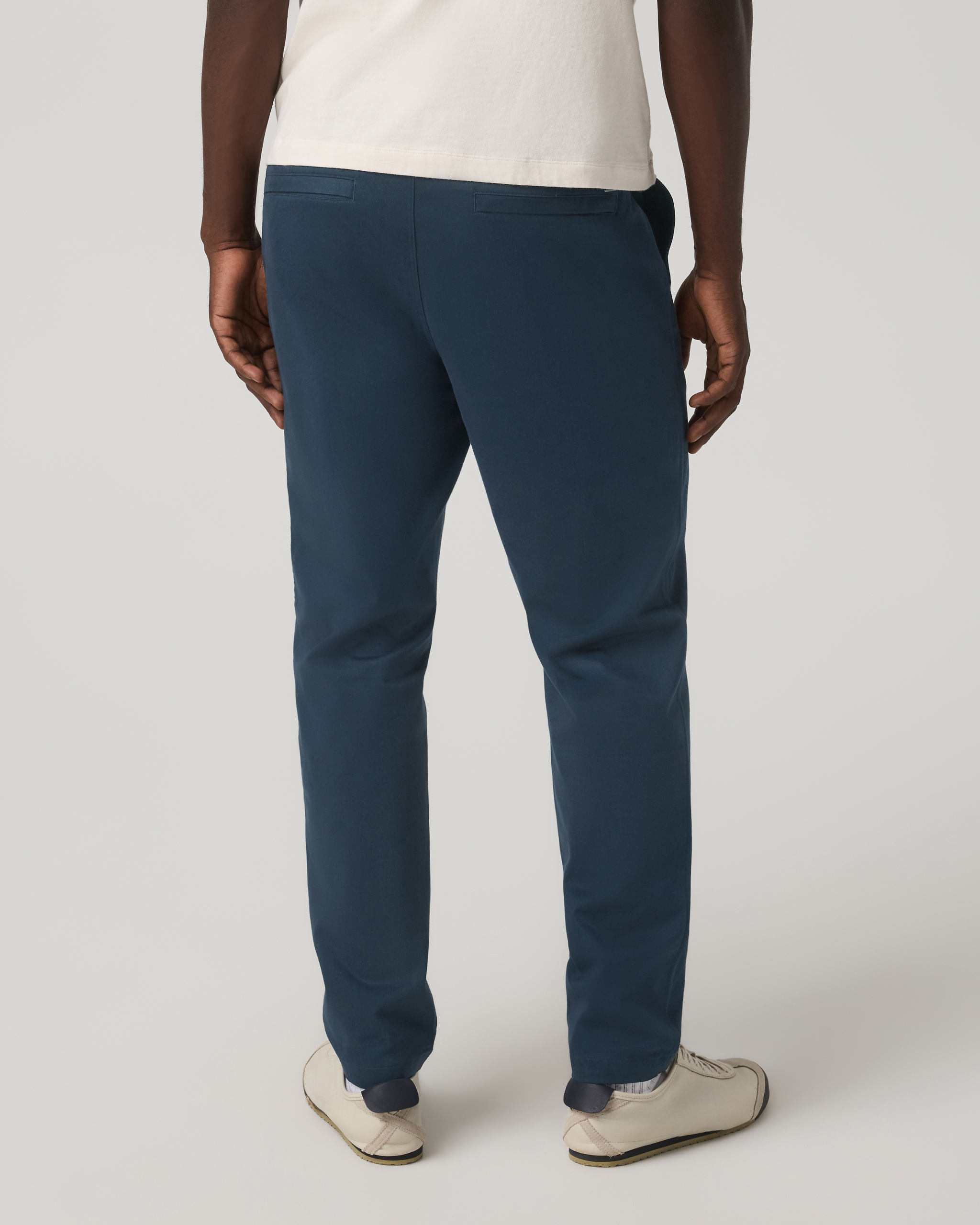 Fletcher Elastic Waist Pant Athletic Slim Fit 30 | Ocean Blue - Image 4