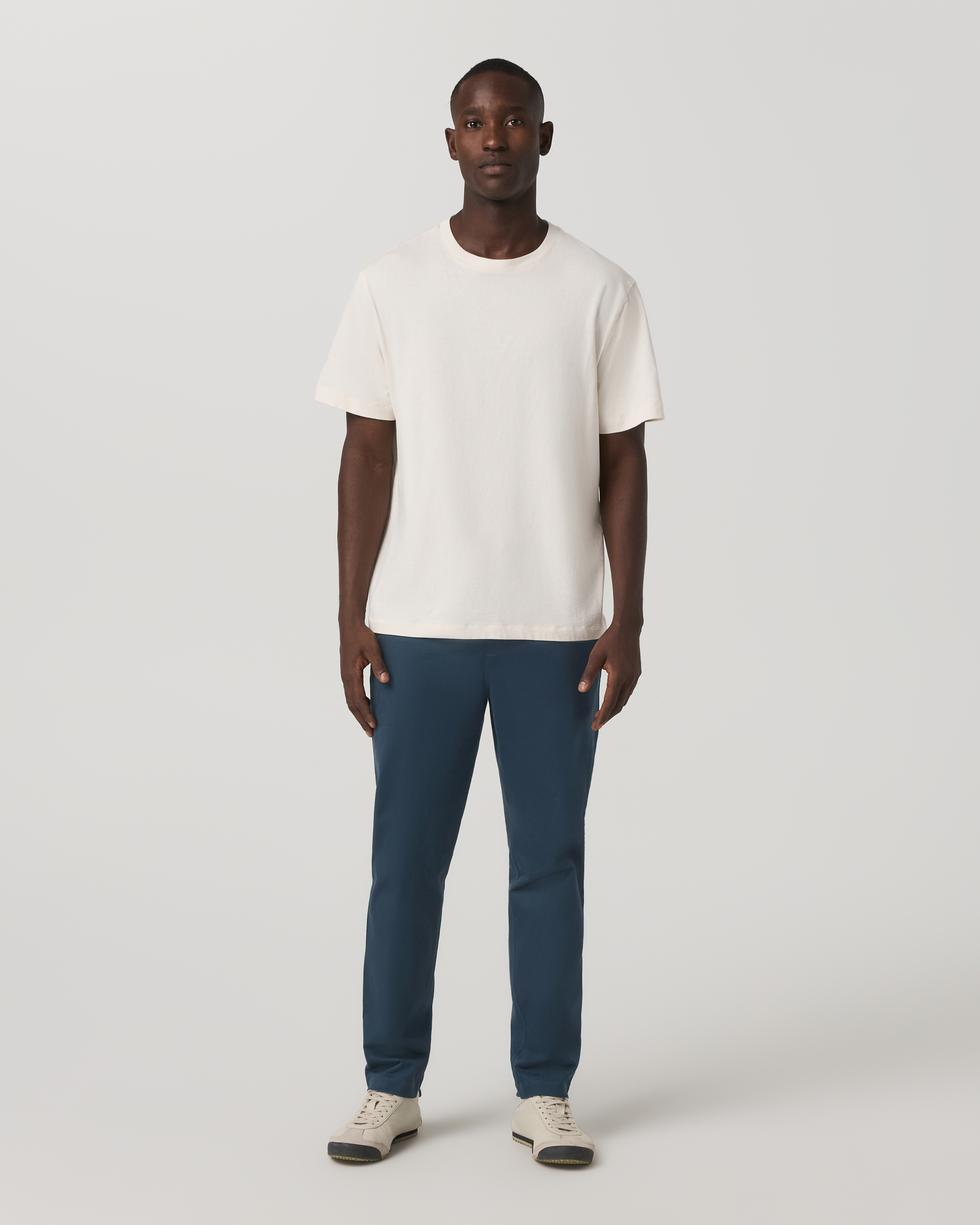 Fletcher Elastic Waist Pant Athletic Slim Fit 30 | Ocean Blue - Image 5