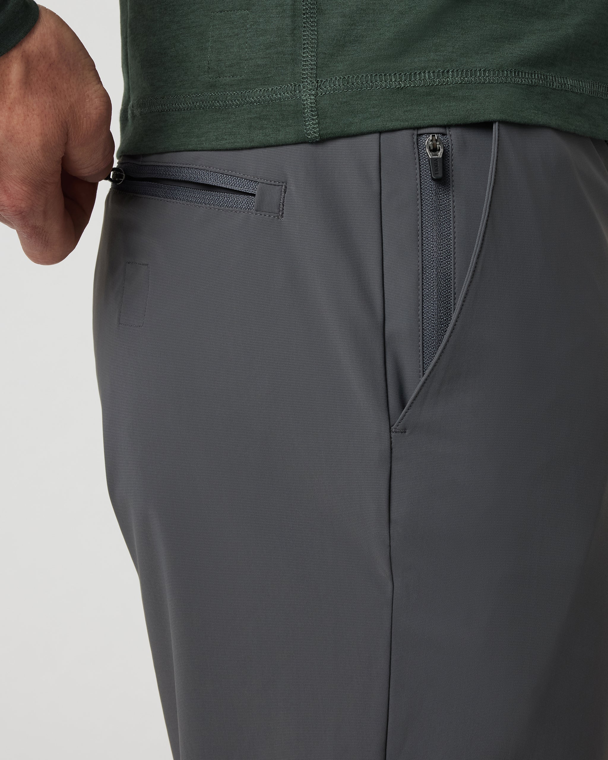 Fleet Chino Pant Athletic Slim 30 | Charcoal - Image 2