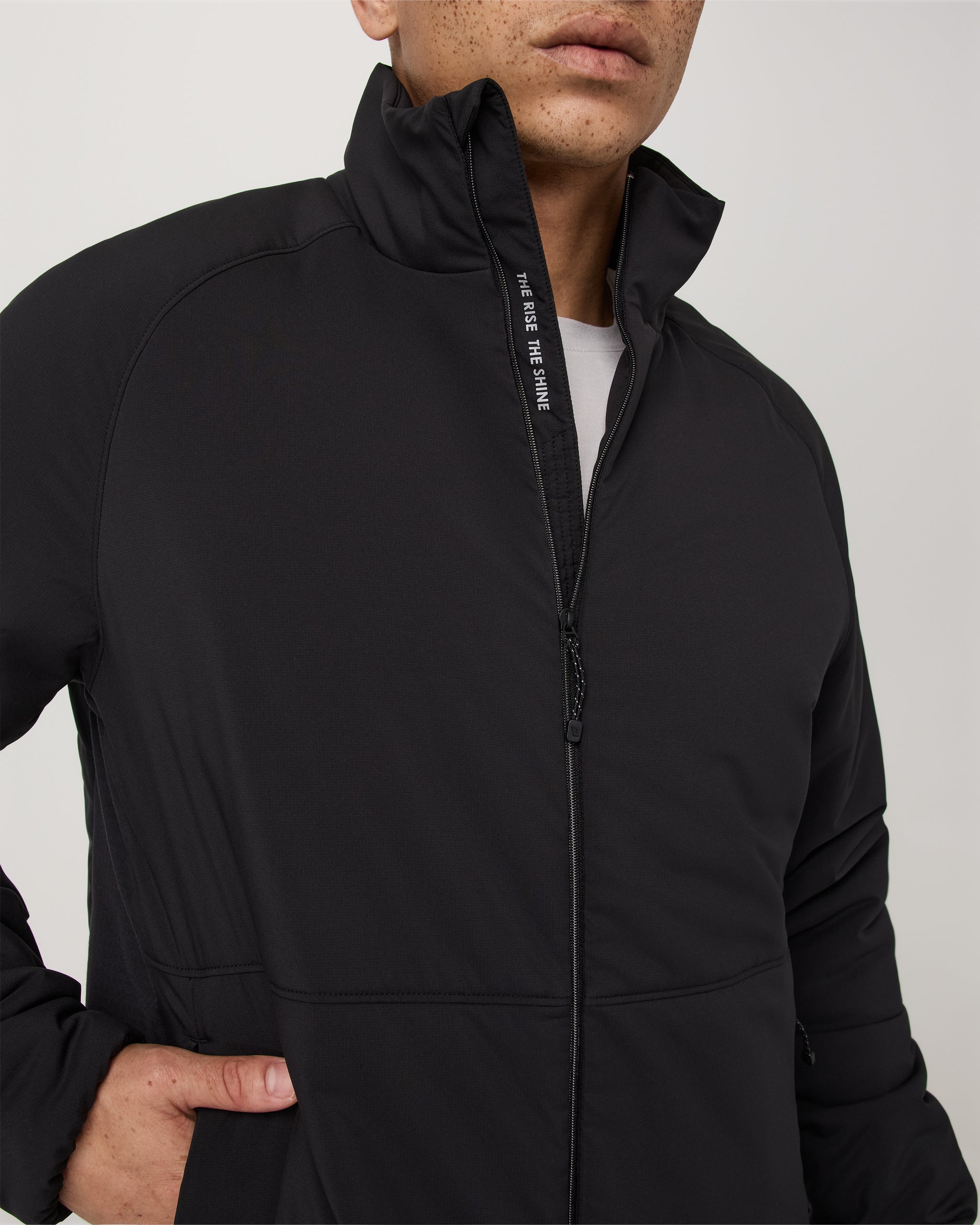 Malin Hybrid Jacket | Black - Image 2