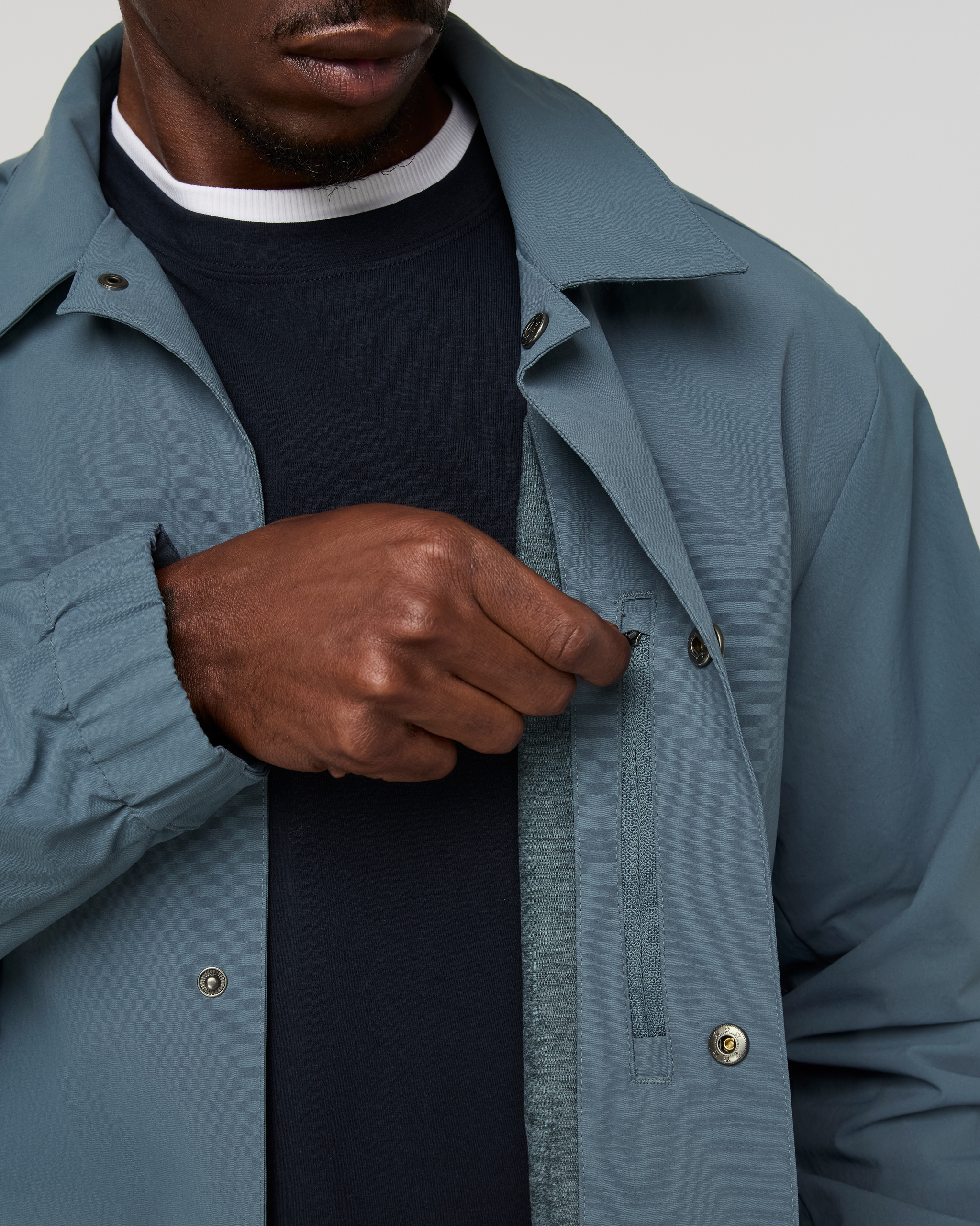 V1 Coach Jacket | Blue Sea - Image 2