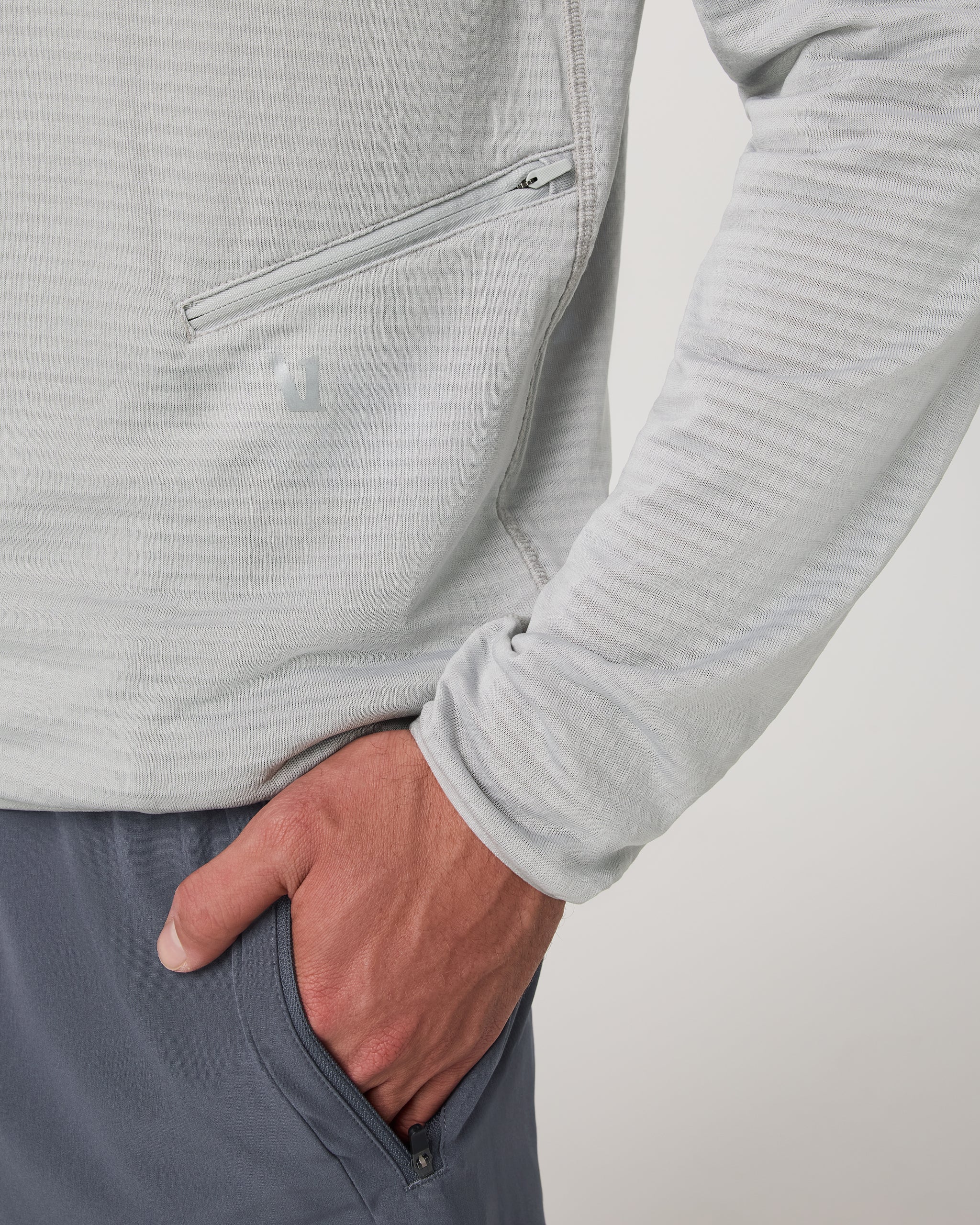 Powergrid Full Zip Jacket | Sea Fog - Image 2