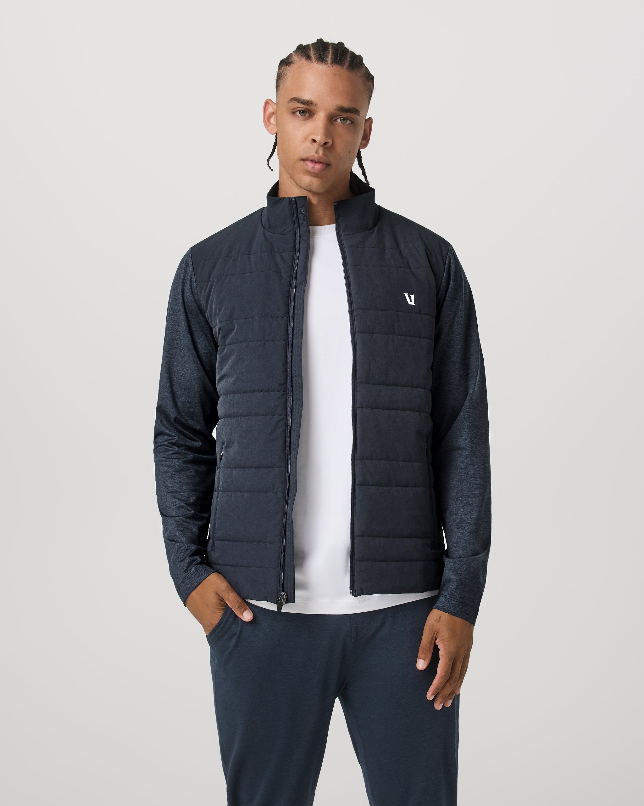 Sunday Insulated Hybrid Jacket | Ink Heather - Image 5