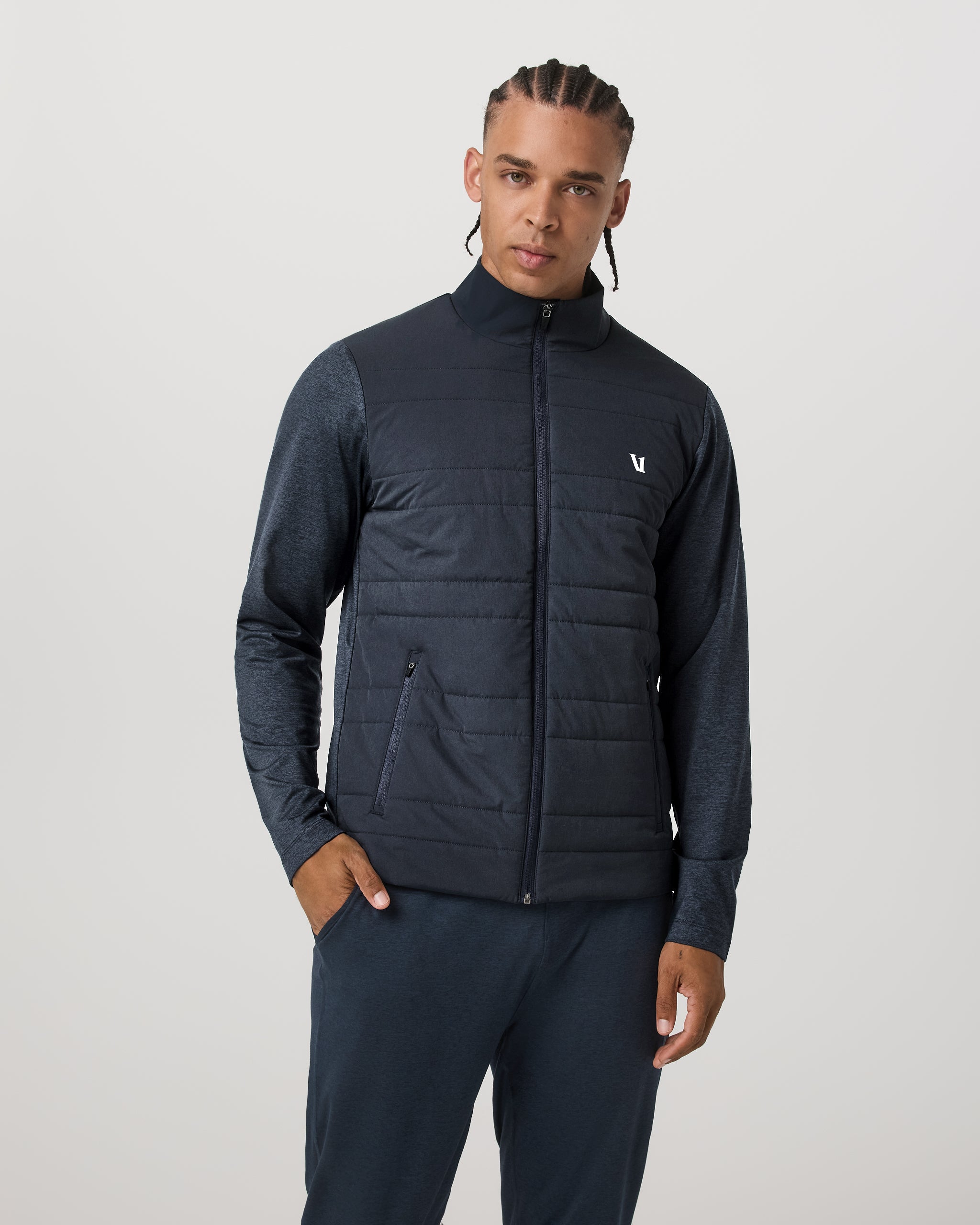 Sunday Insulated Hybrid Jacket | Ink Heather