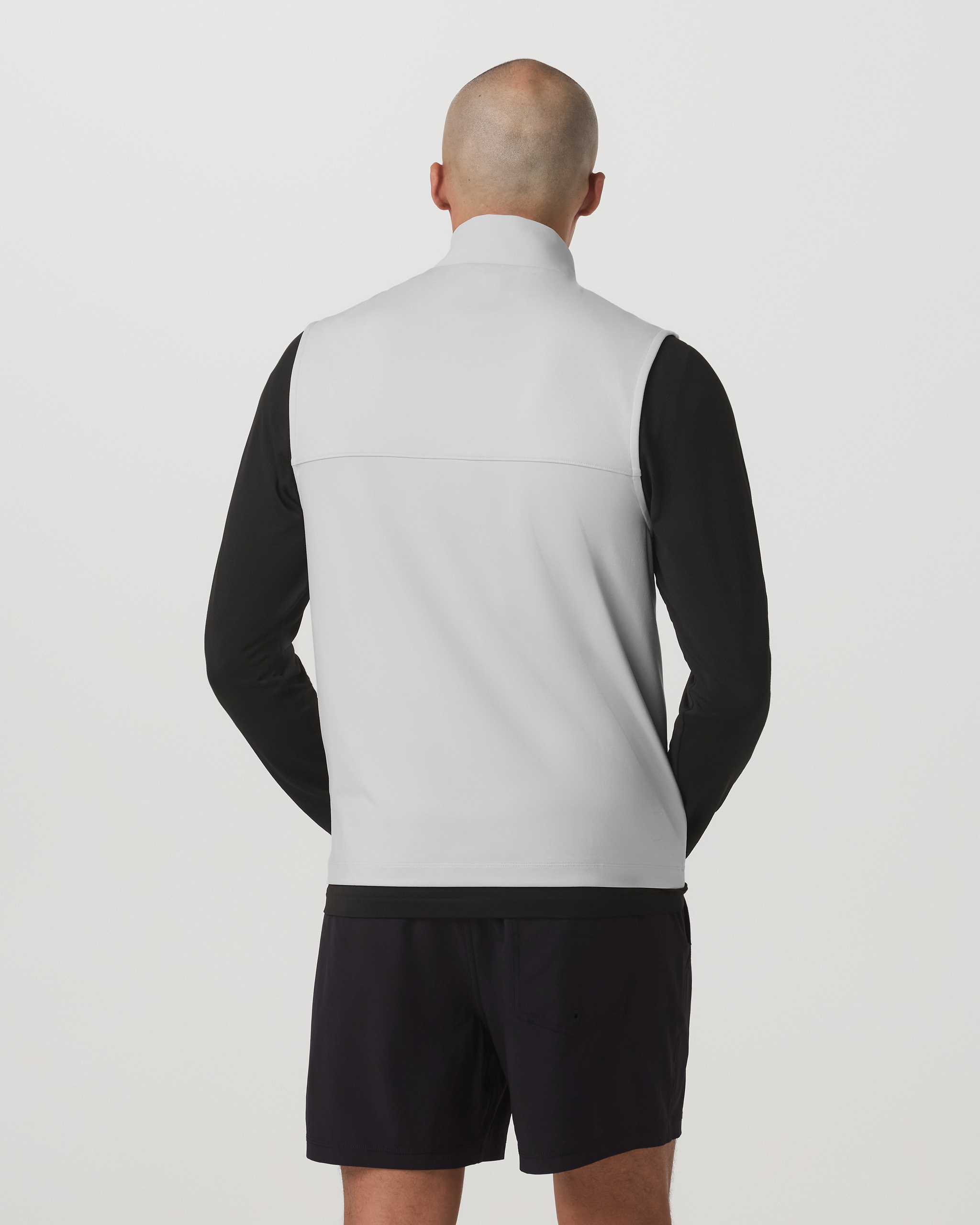 Sunday Insulated Hybrid Vest | Frost Grey - Image 3