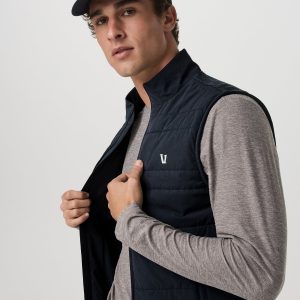Sunday Insulated Hybrid Vest | Ink Heather