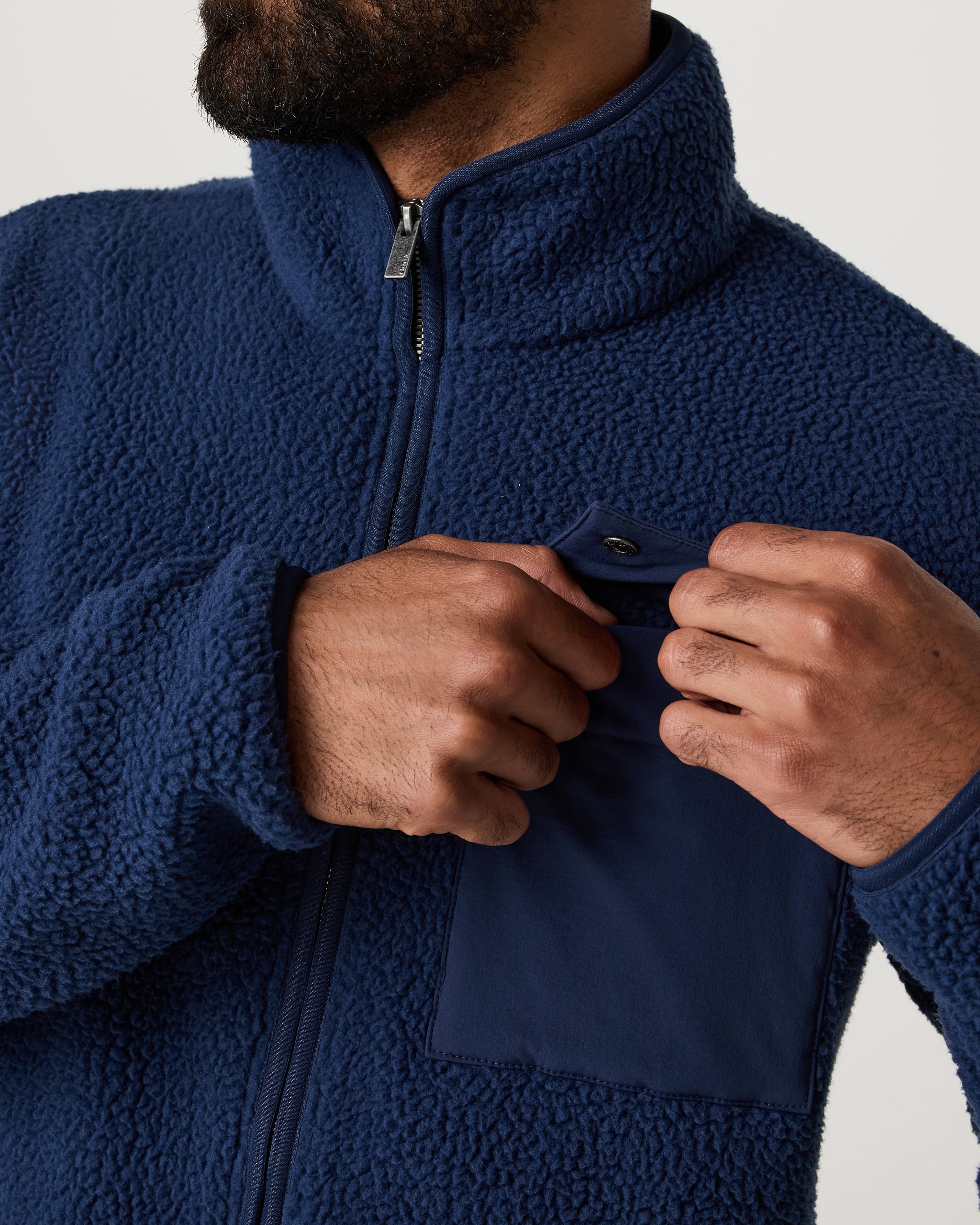 Alpine Fleece Full Zip | Blue Coast - Image 2