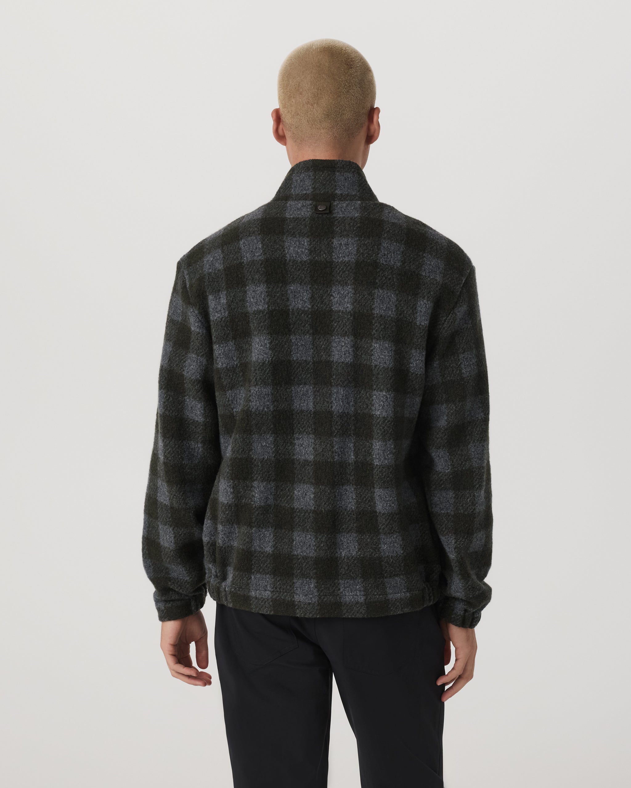 Ridge Fleece Jacket | Olive Plaid - Image 3