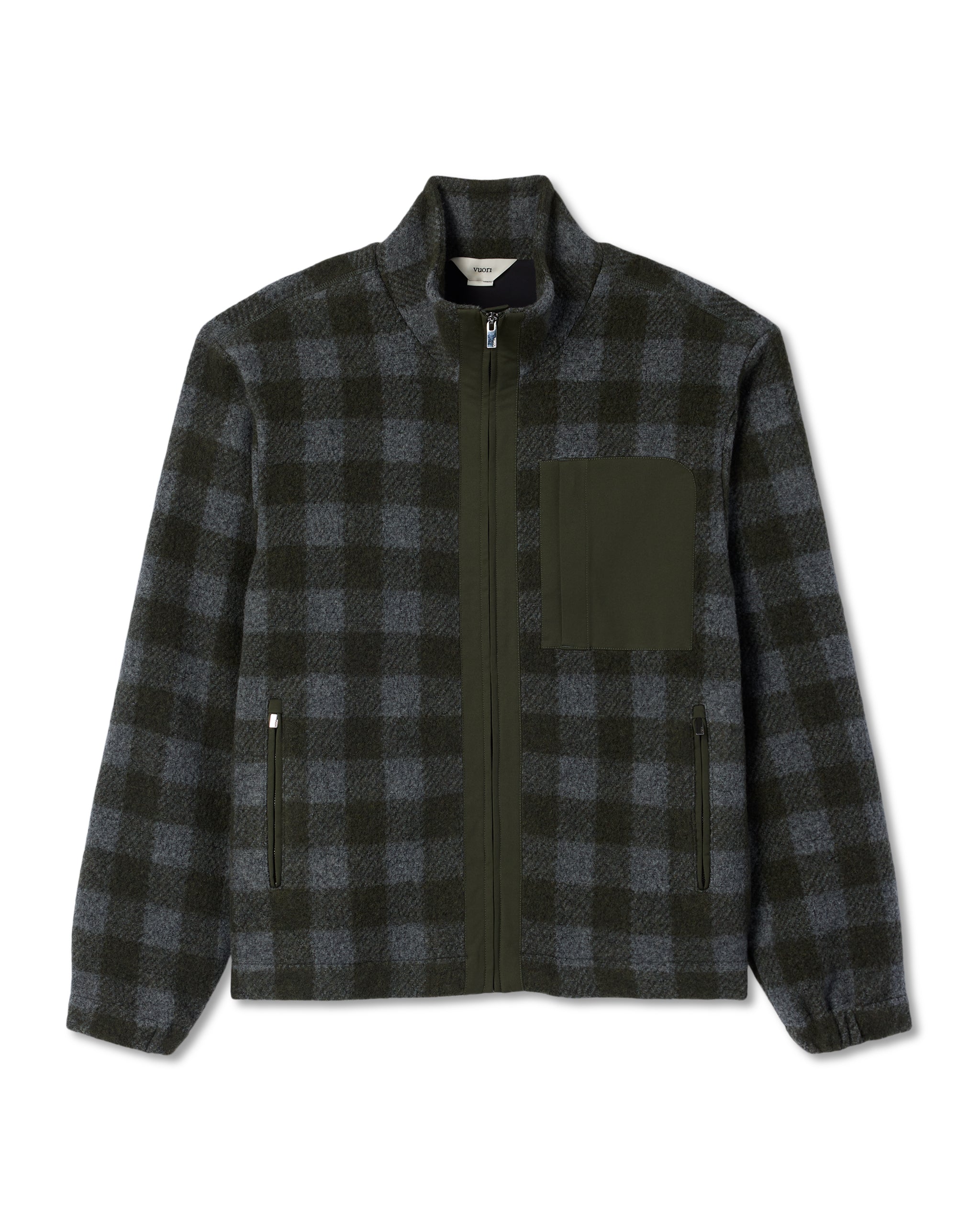 Ridge Fleece Jacket | Olive Plaid - Image 6