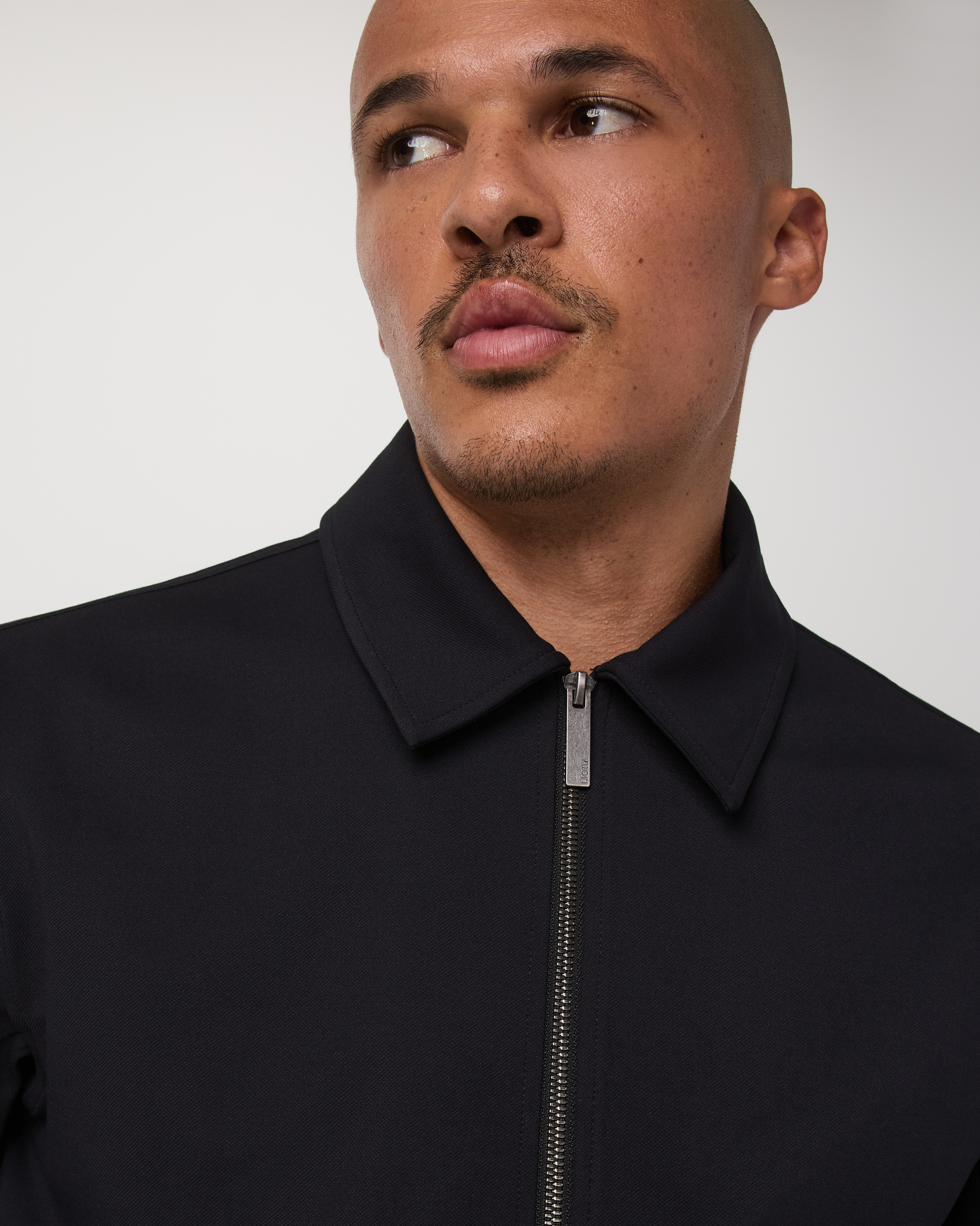 Vuori Meta™ Twill Harrington Jacket | Black - Image 2