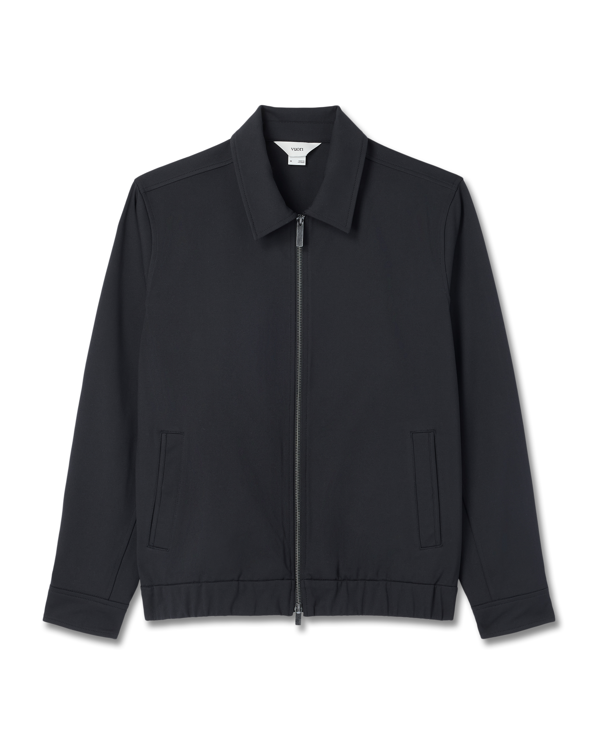 Vuori Meta™ Twill Harrington Jacket | Black - Image 6