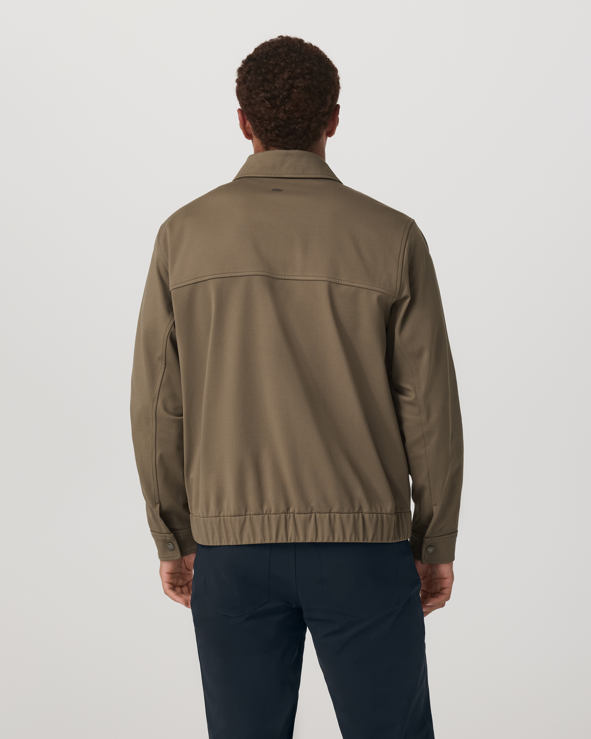 Vuori Meta™ Twill Harrington Jacket | Peppercorn - Image 4