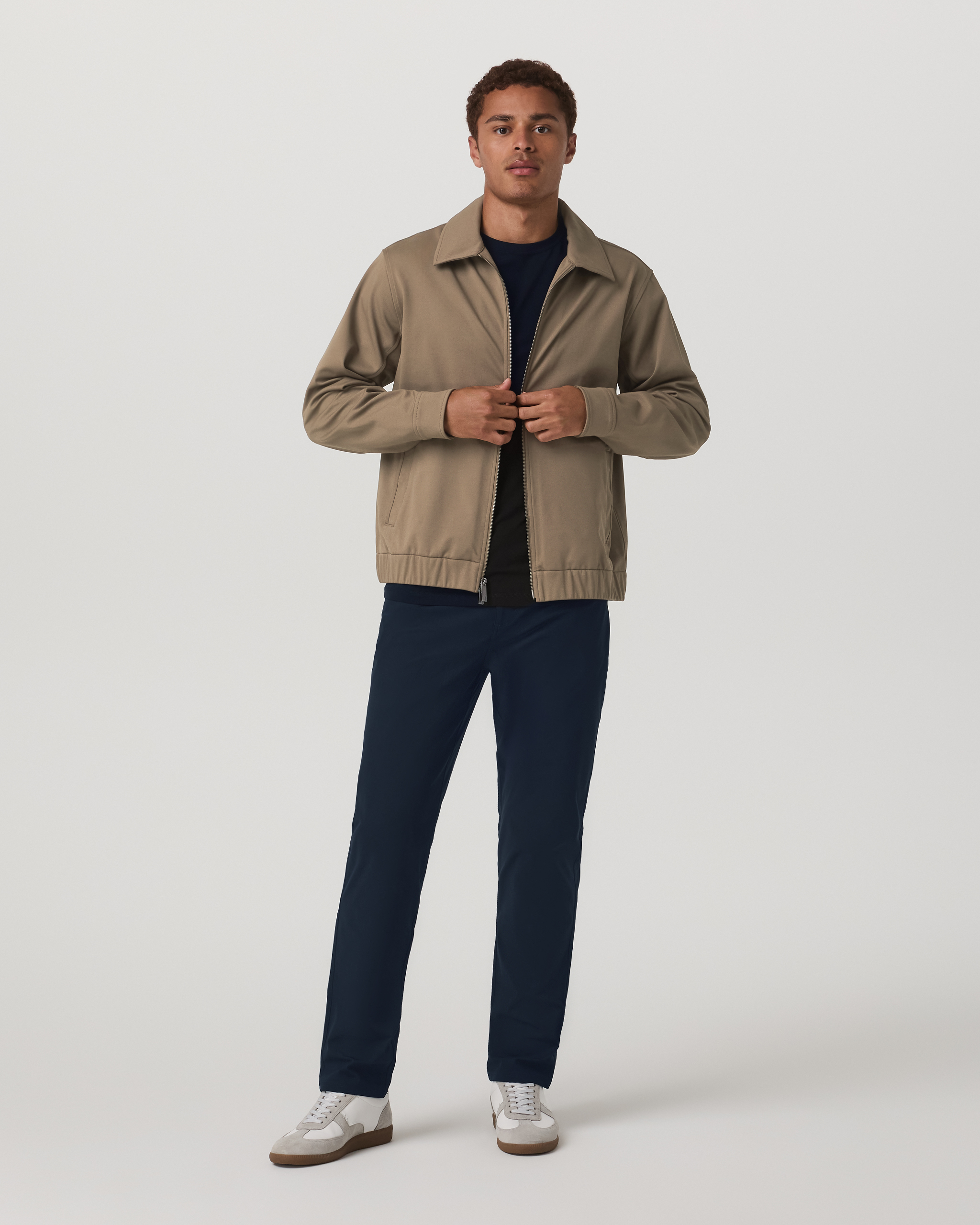 Vuori Meta™ Twill Harrington Jacket | Peppercorn - Image 3