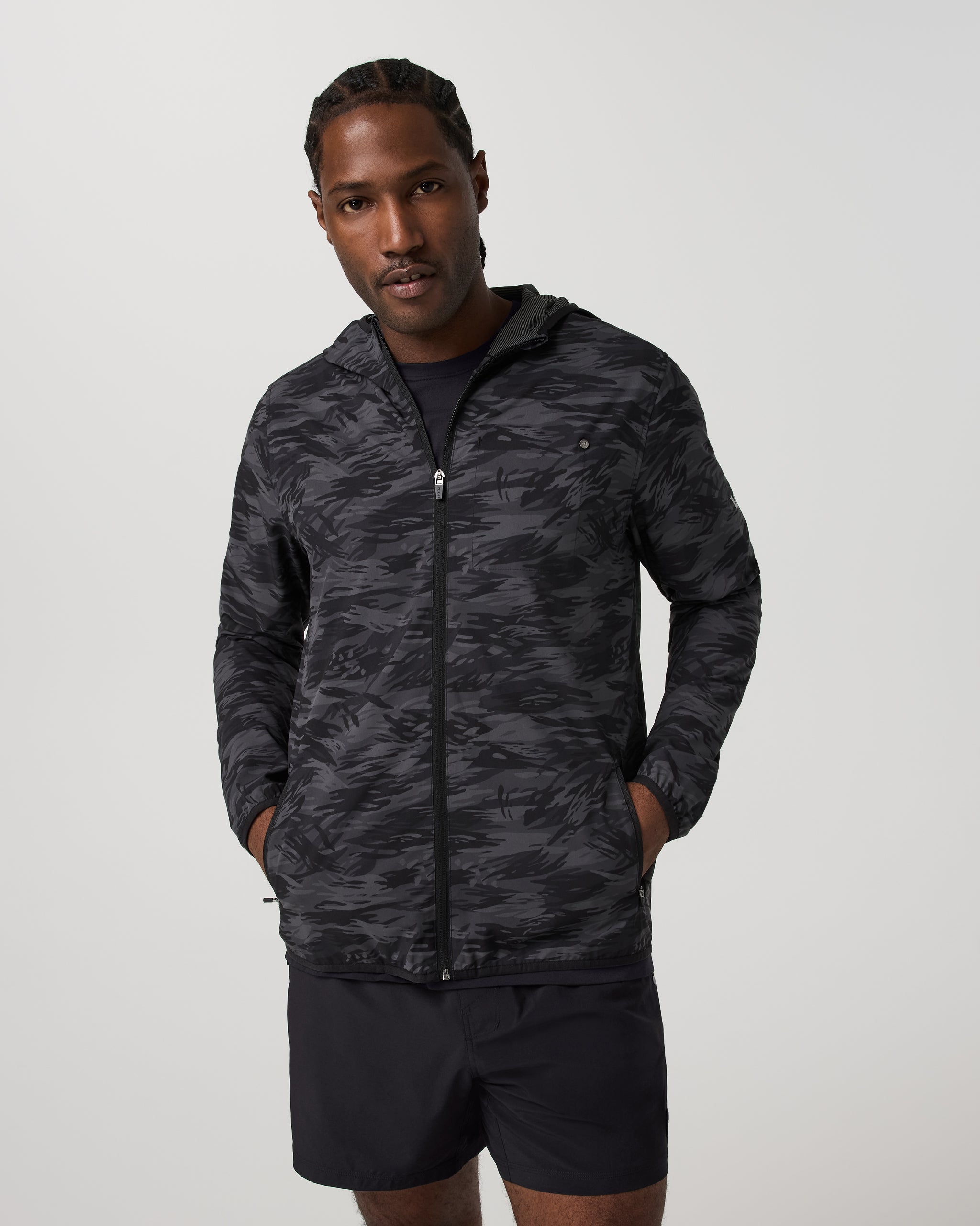 Outdoor Trainer Shell | Black Riptide Camo