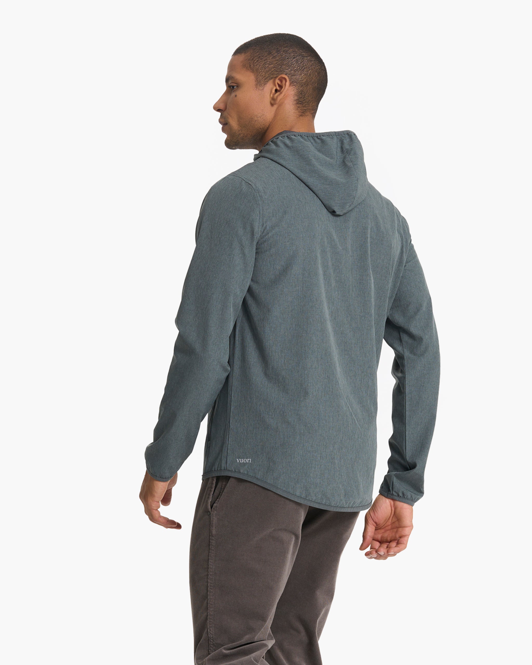 Outdoor Trainer Shell | Smoked Beryl Linen Texture - Image 4